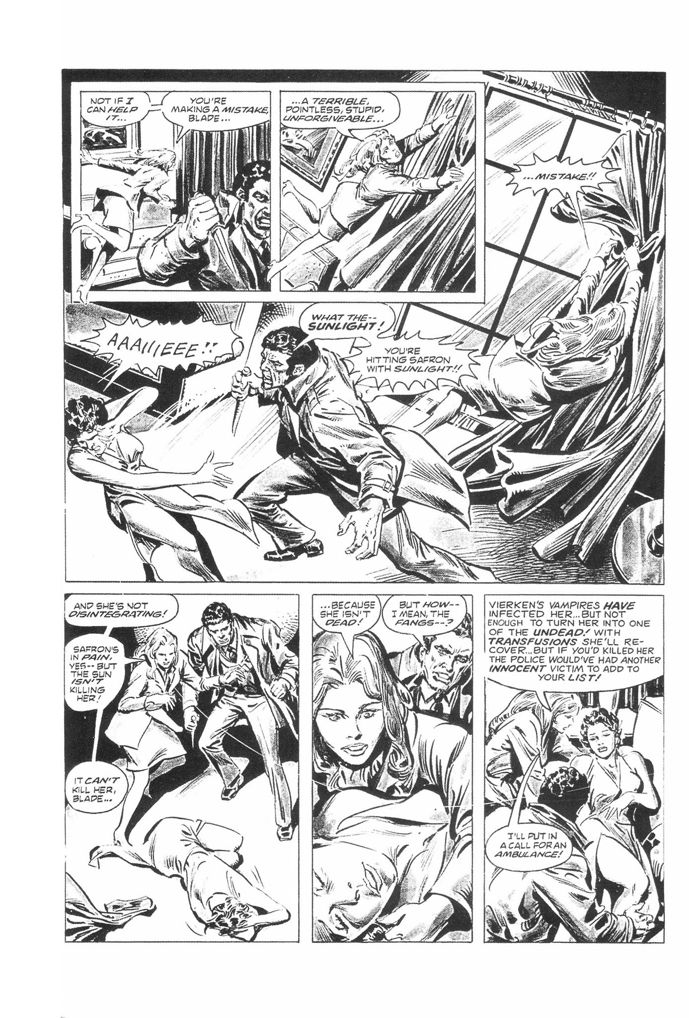 Read online Blade: Black & White comic -  Issue # TPB - 71