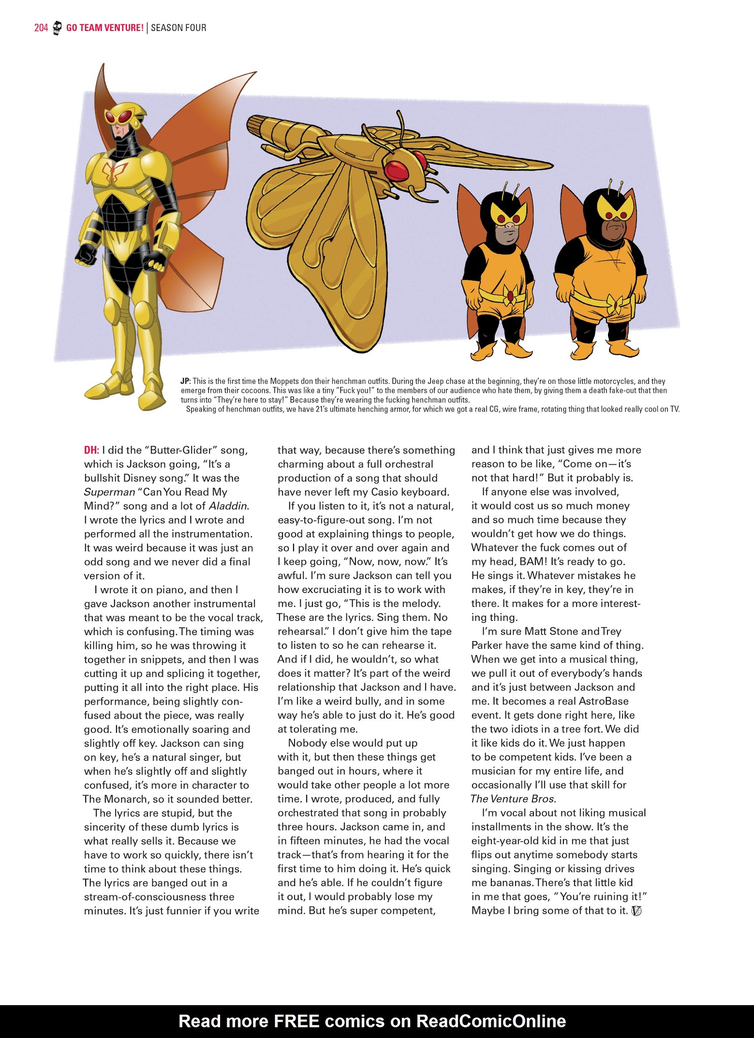 Read online Go Team Venture!: The Art and Making of The Venture Bros. comic -  Issue # TPB (Part 3) - 3
