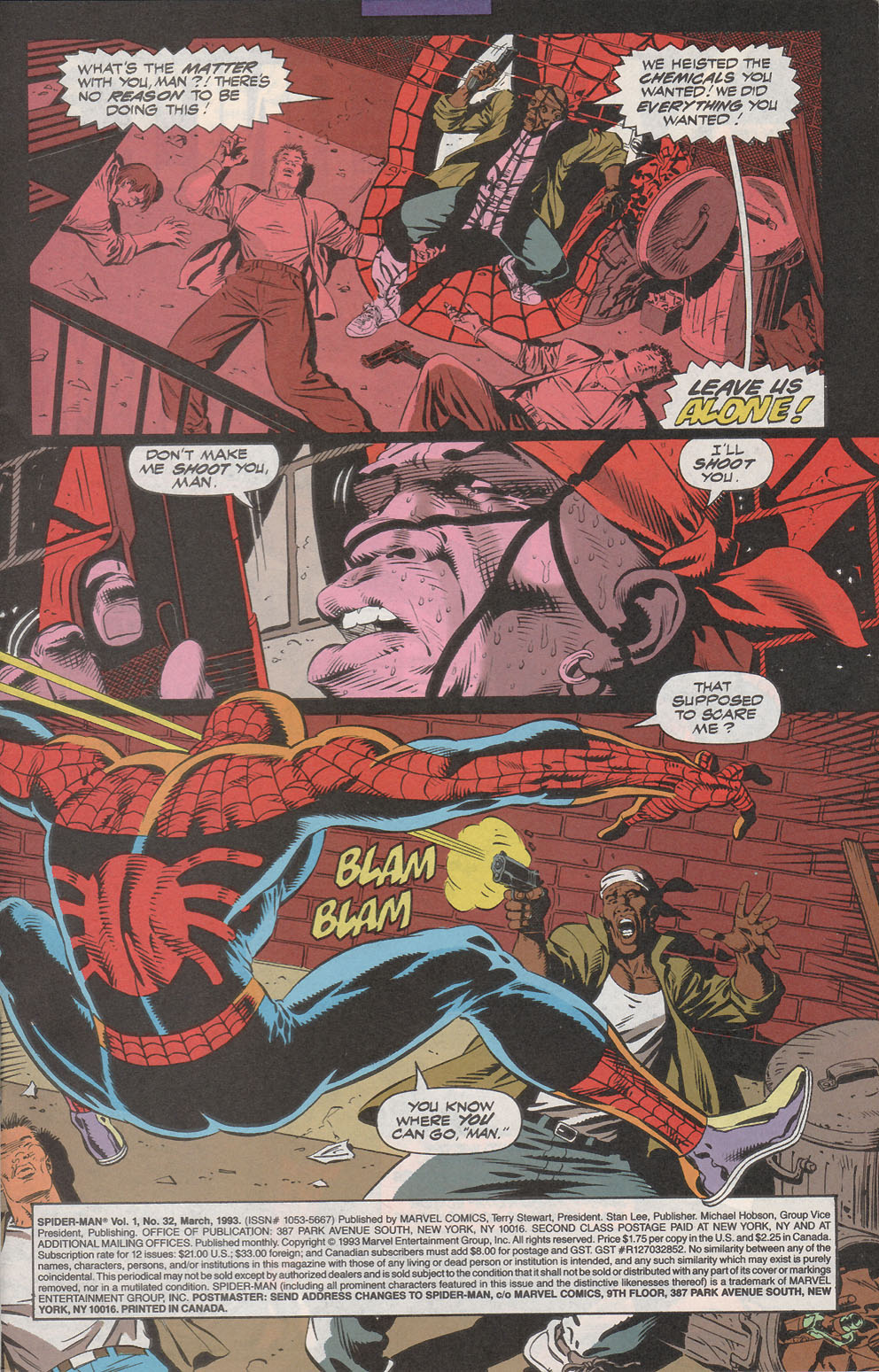 Read online Spider-Man (1990) comic -  Issue #32 - Vengeance Part 1 - 2
