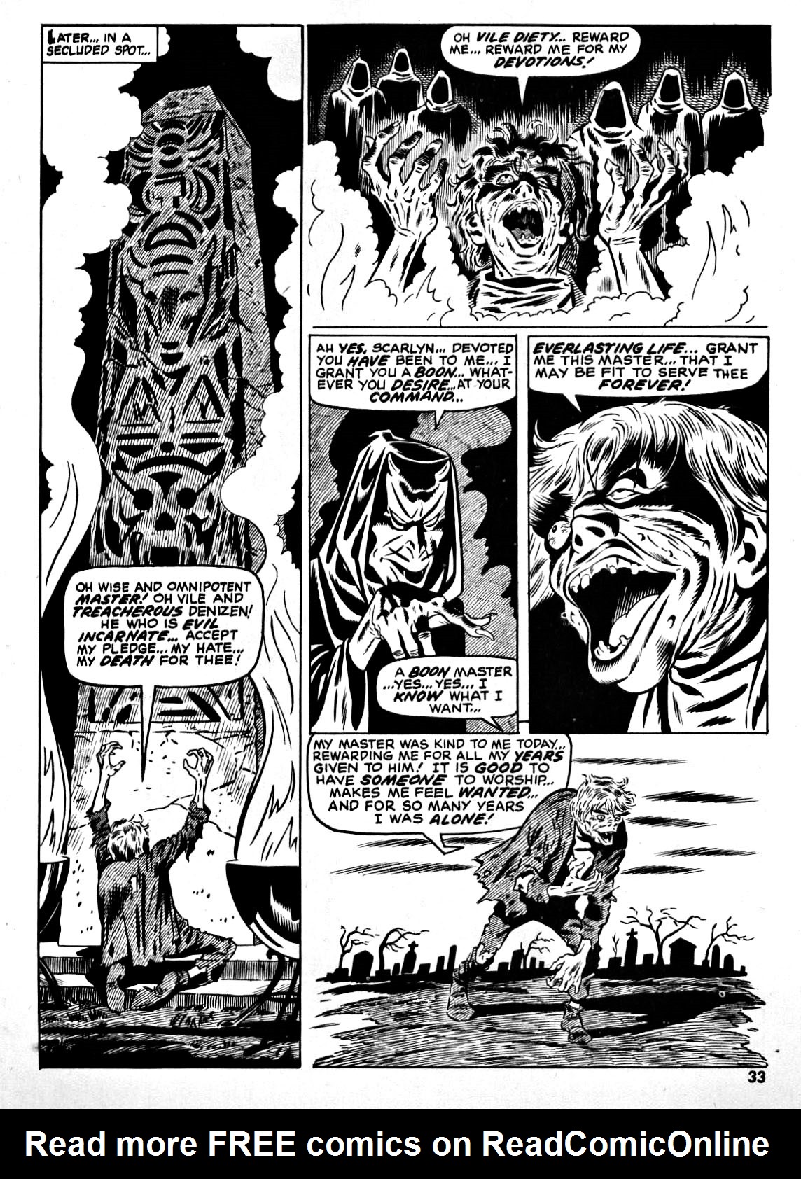 Read online Nightmare (1970) comic -  Issue #8 - 32