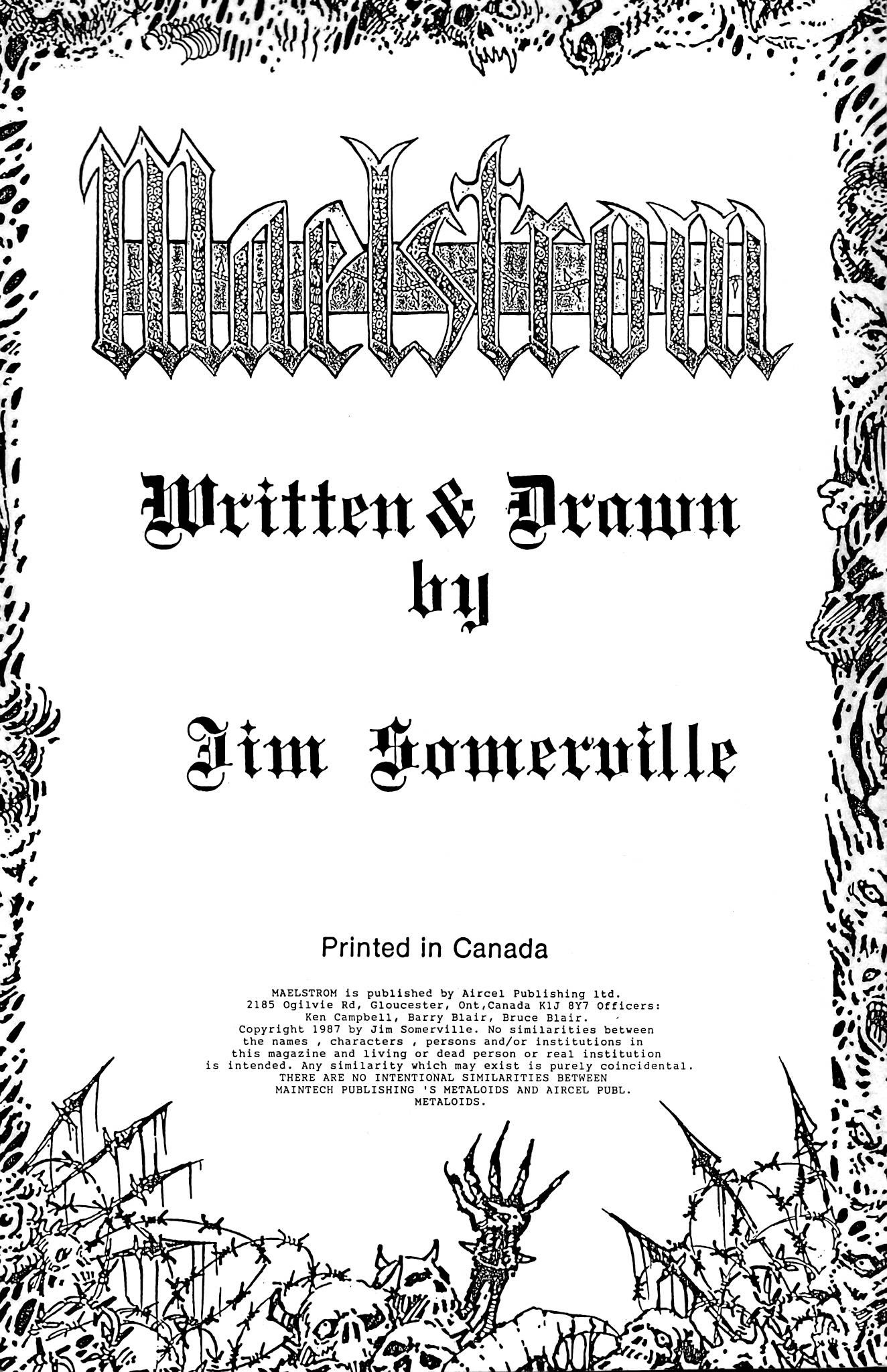 Read online Maelstrom comic -  Issue #1 - 2