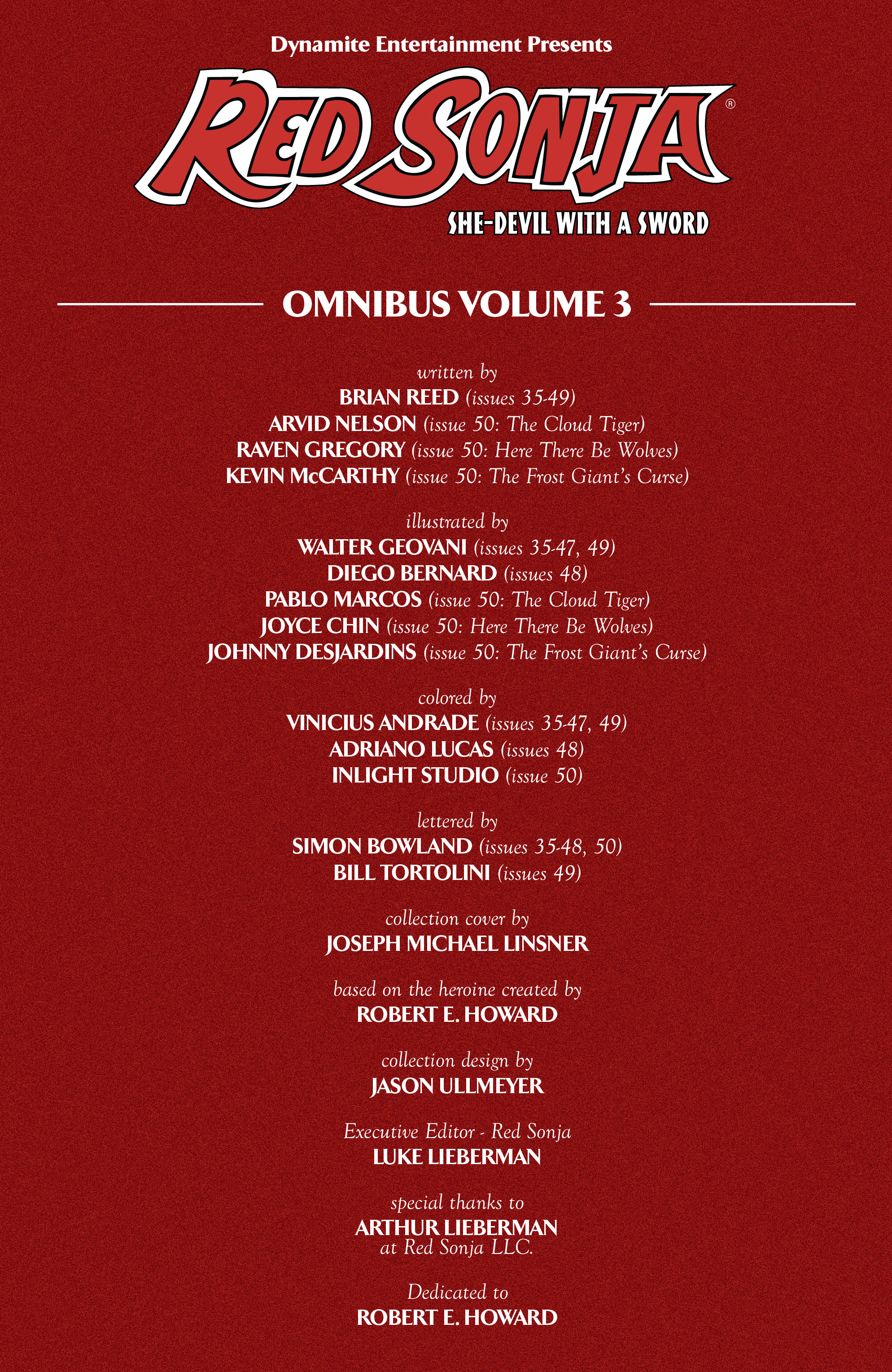Read online Red Sonja Omnibus comic -  Issue # TPB 3 (Part 1) - 4