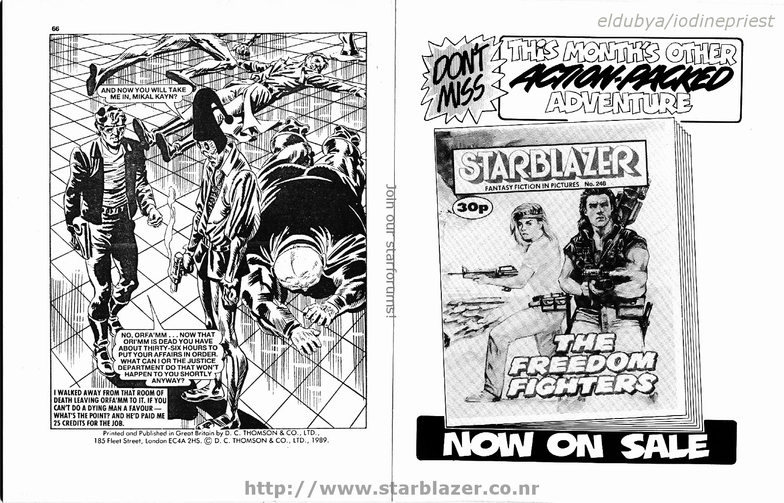 Read online Starblazer comic -  Issue #247 - 35