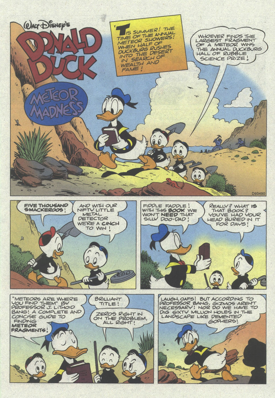 Read online Walt Disney's Comics and Stories comic -  Issue #598 - 2