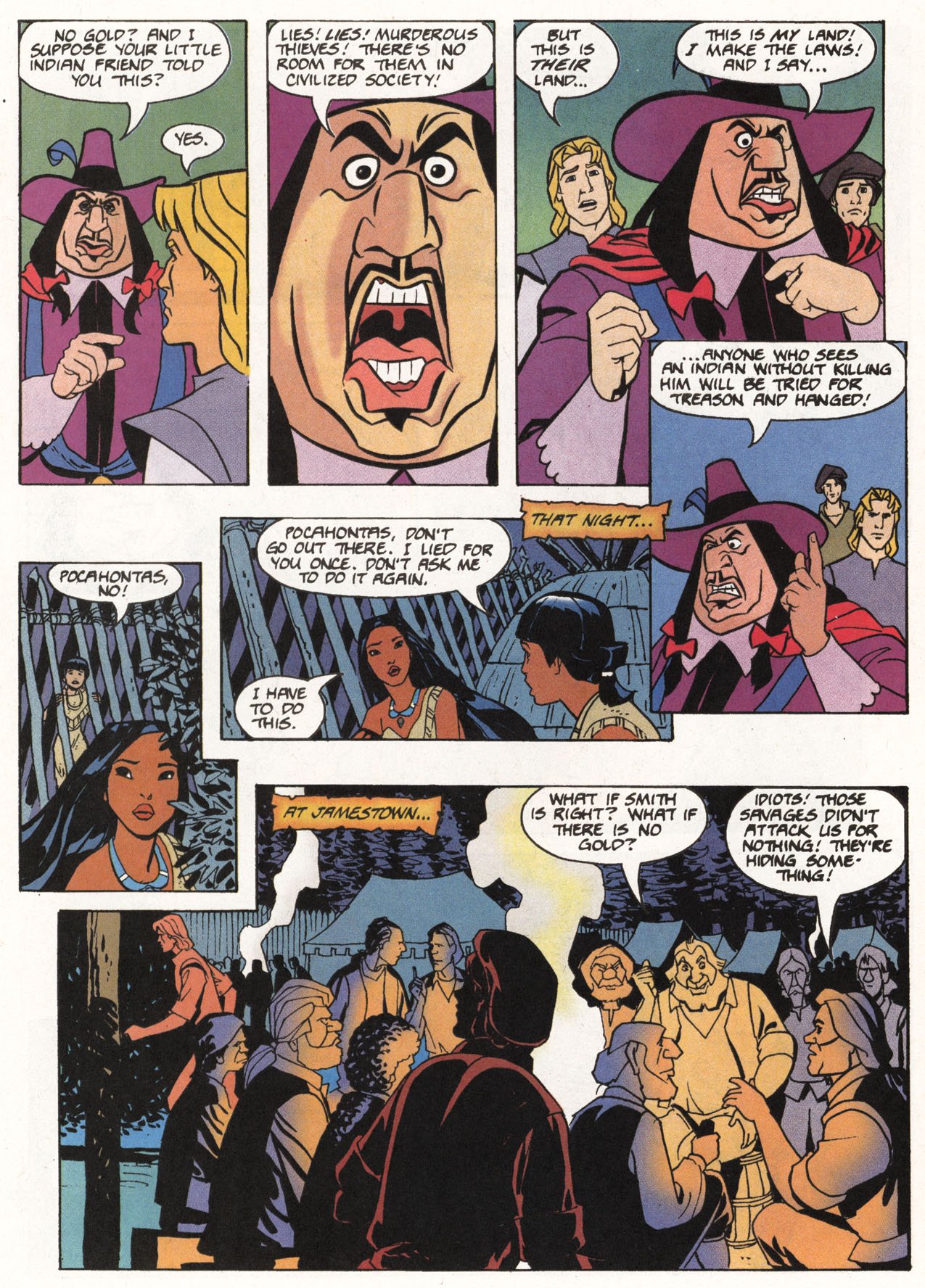 Read online Disney's Pocahontas comic -  Issue #1 - 36
