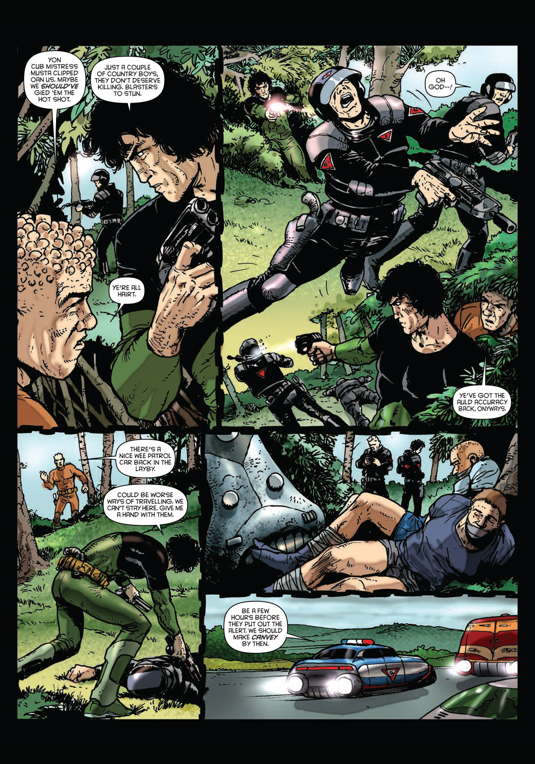 Read online Strontium Dog: The Life and Death of Johnny Alpha: The Project comic -  Issue # TPB - 116