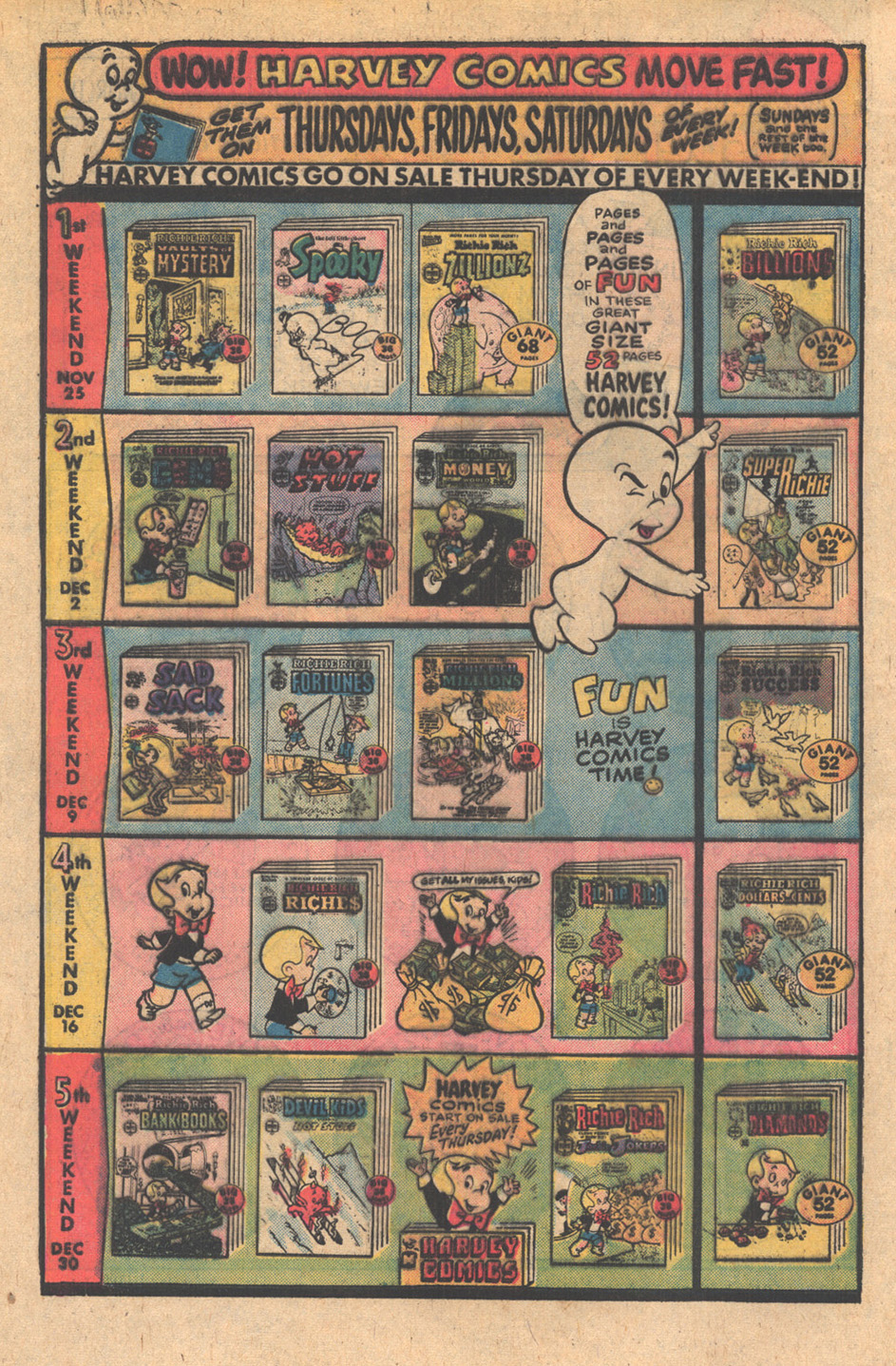 Read online Spooky comic -  Issue #155 - 4