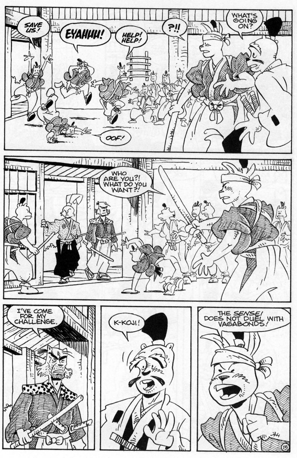 Usagi Yojimbo (1996) Issue #56 #56 - English 17