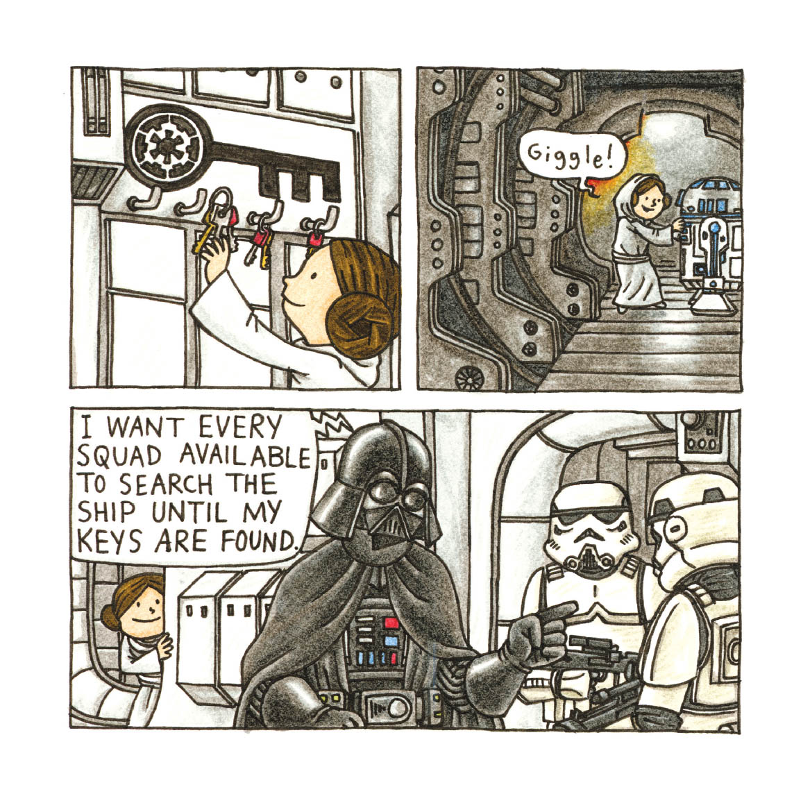 Read online Star Wars: Vader's Little Princess comic -  Issue # TPB - 13