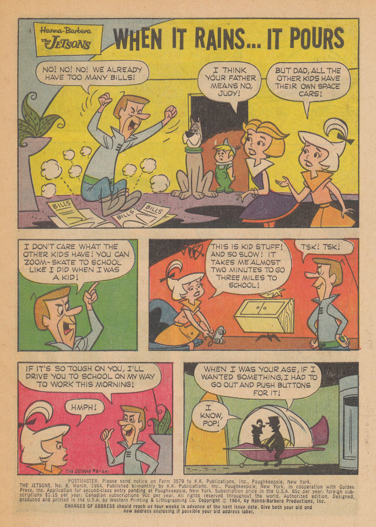 Read online The Jetsons (1963) comic -  Issue #8 - 3
