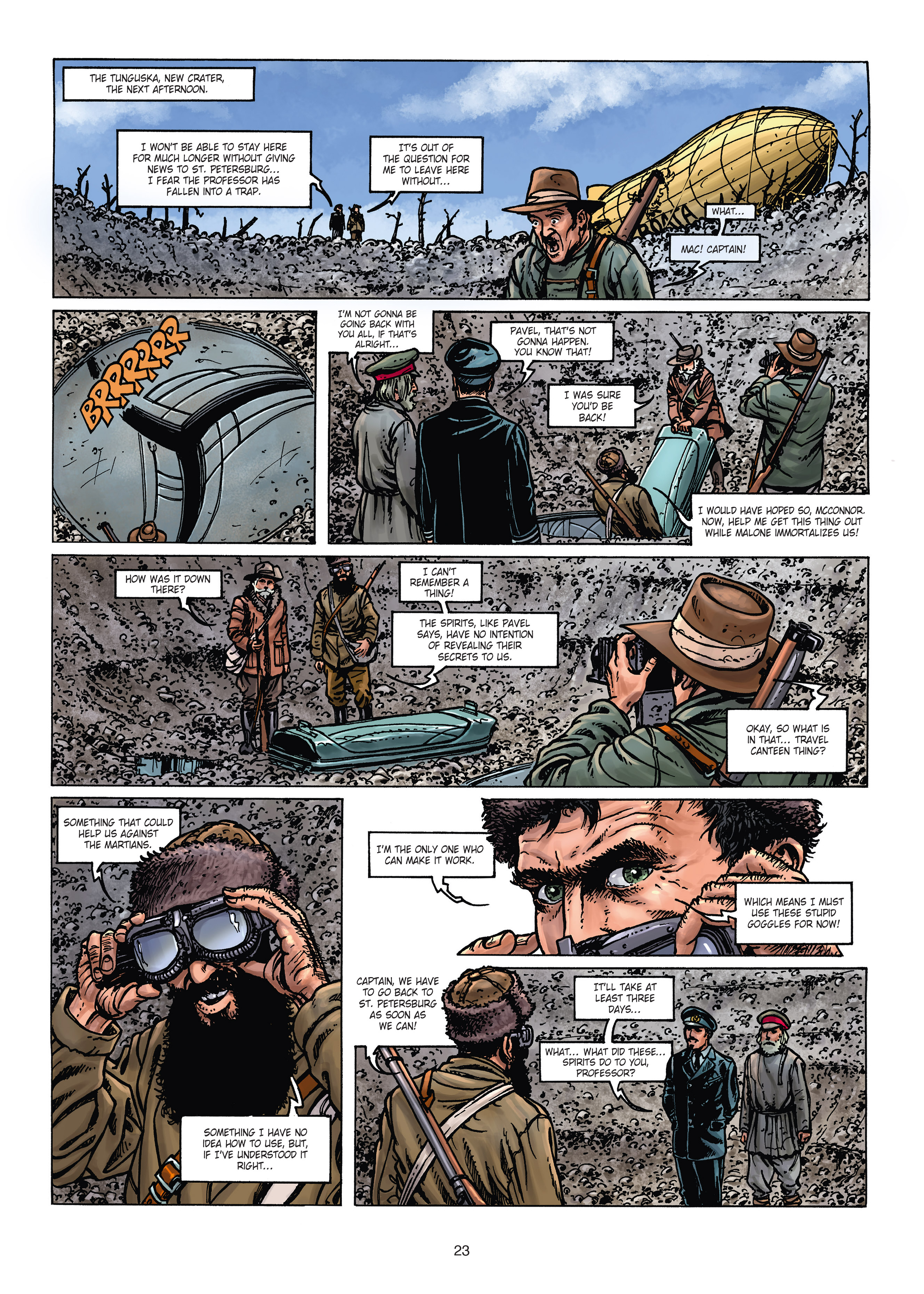 Read online War of the World War One Vol. 3: The Monsters from Mars comic -  Issue # Full - 23
