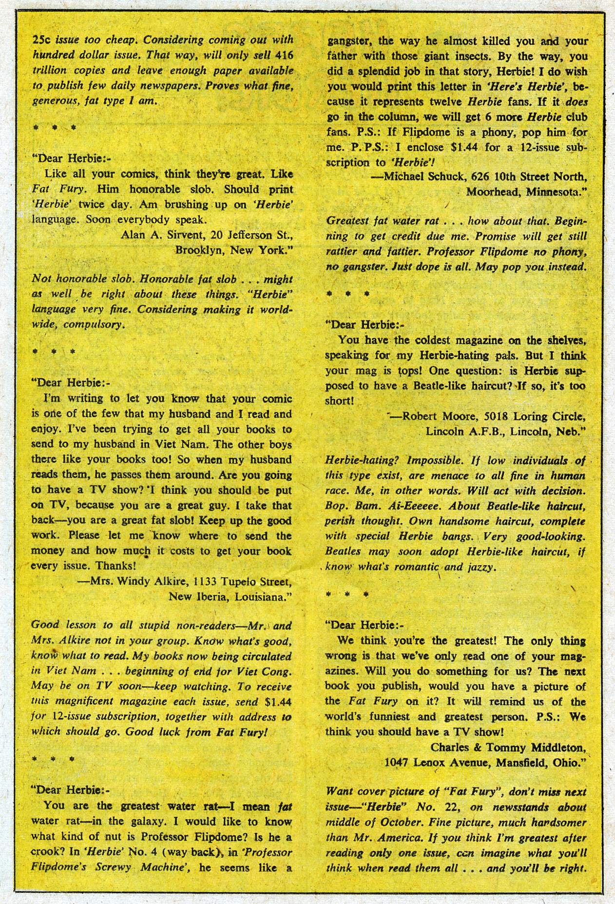 Read online Herbie comic -  Issue #21 - 17