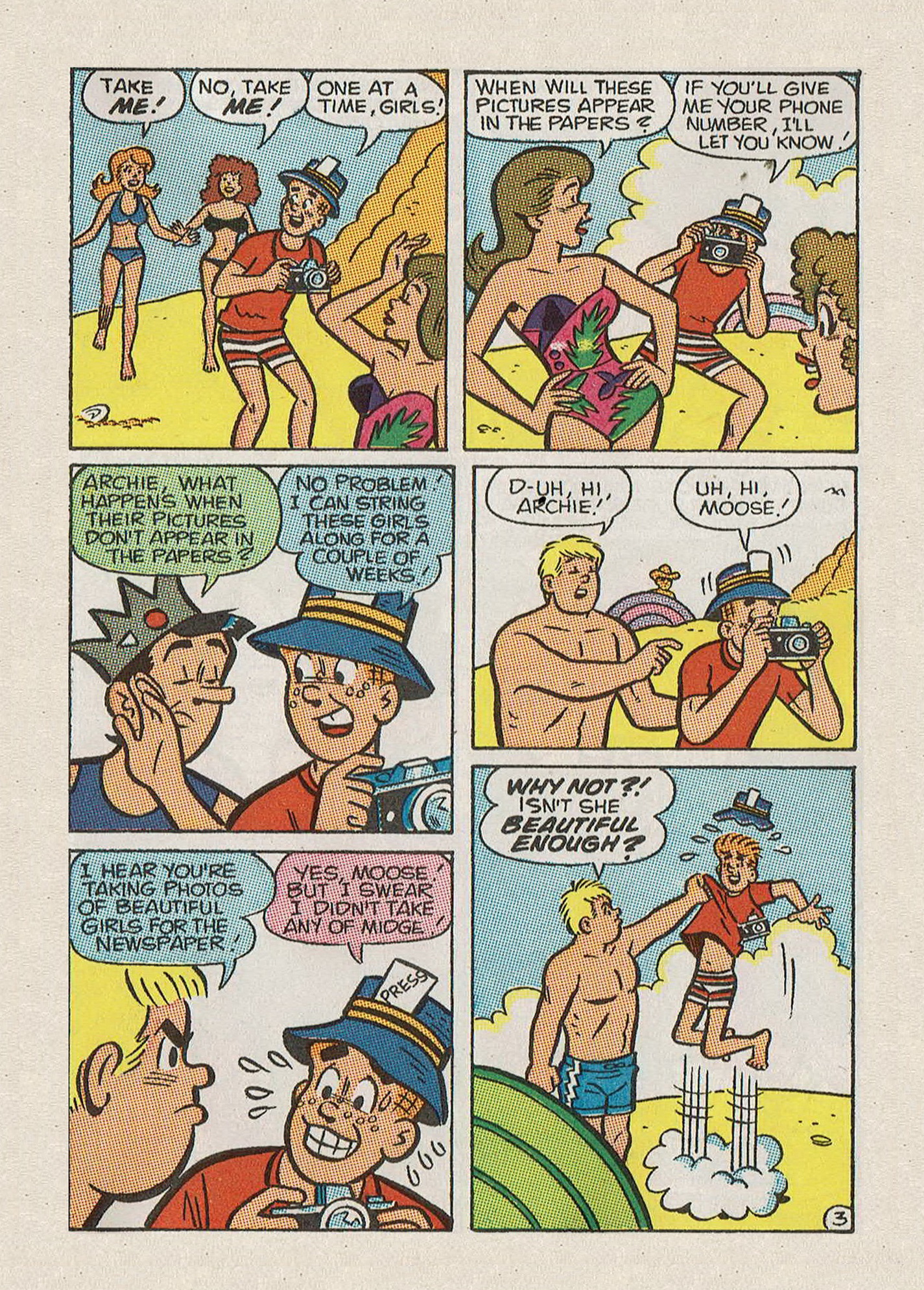 Read online Jughead Jones Comics Digest comic -  Issue #70 - 77