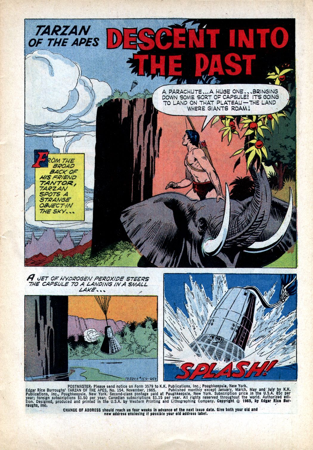 Read online Tarzan (1962) comic -  Issue #154 - 1