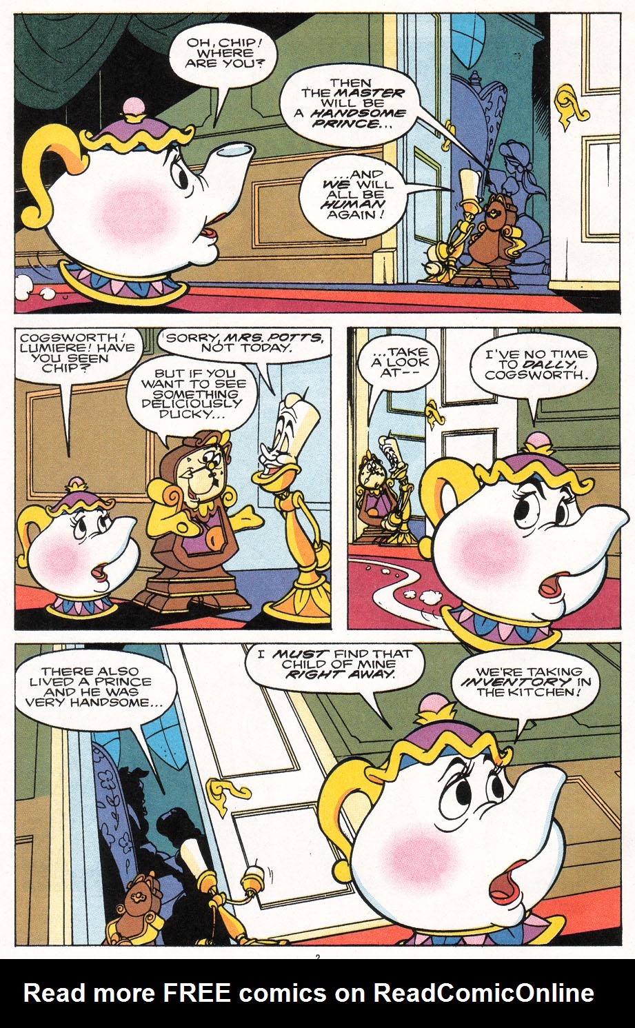 Read online Disney's Beauty and the Beast comic -  Issue #5 - 4