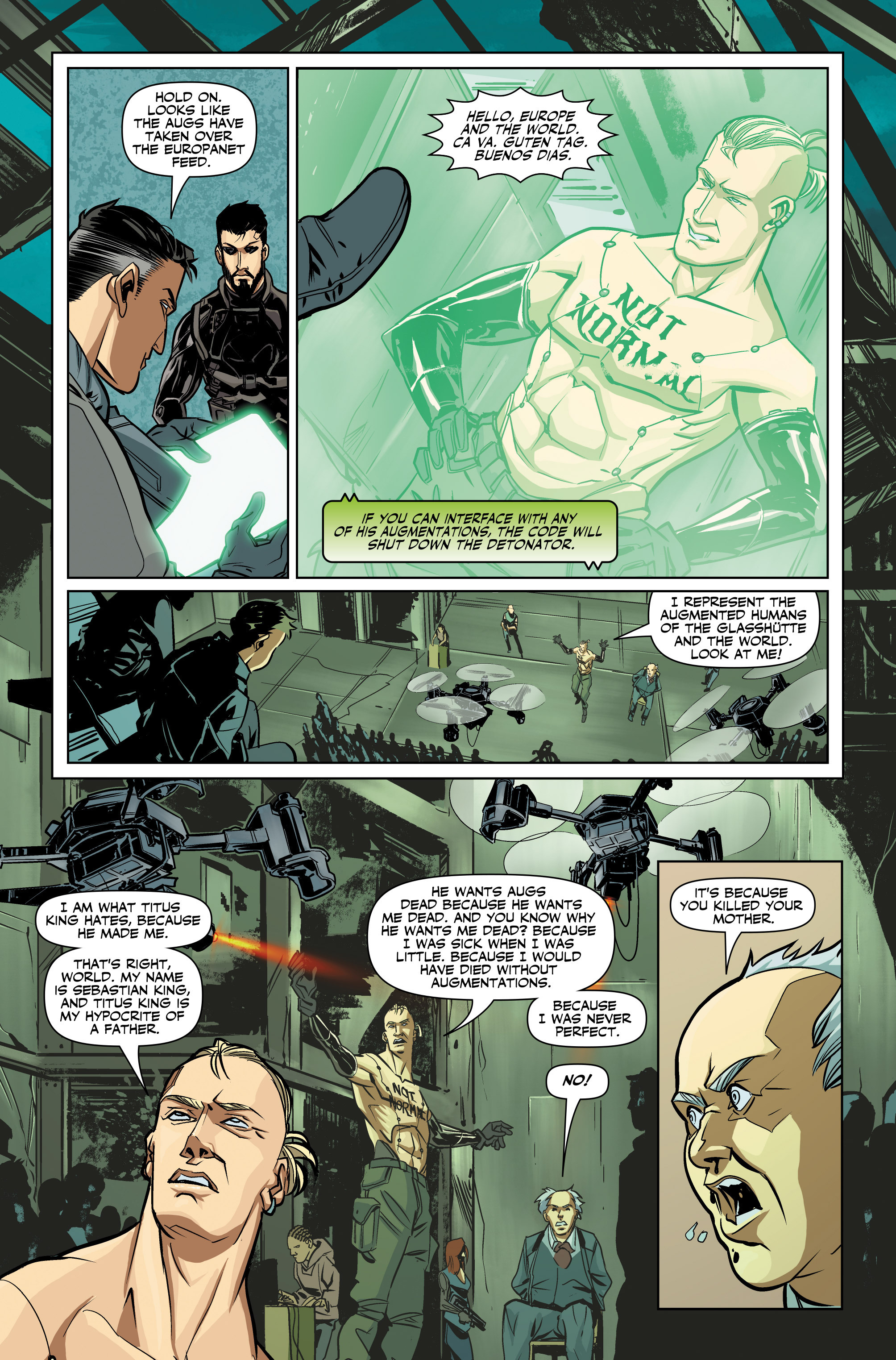 Read online Deus Ex: Children's Crusade comic -  Issue #5 - 8