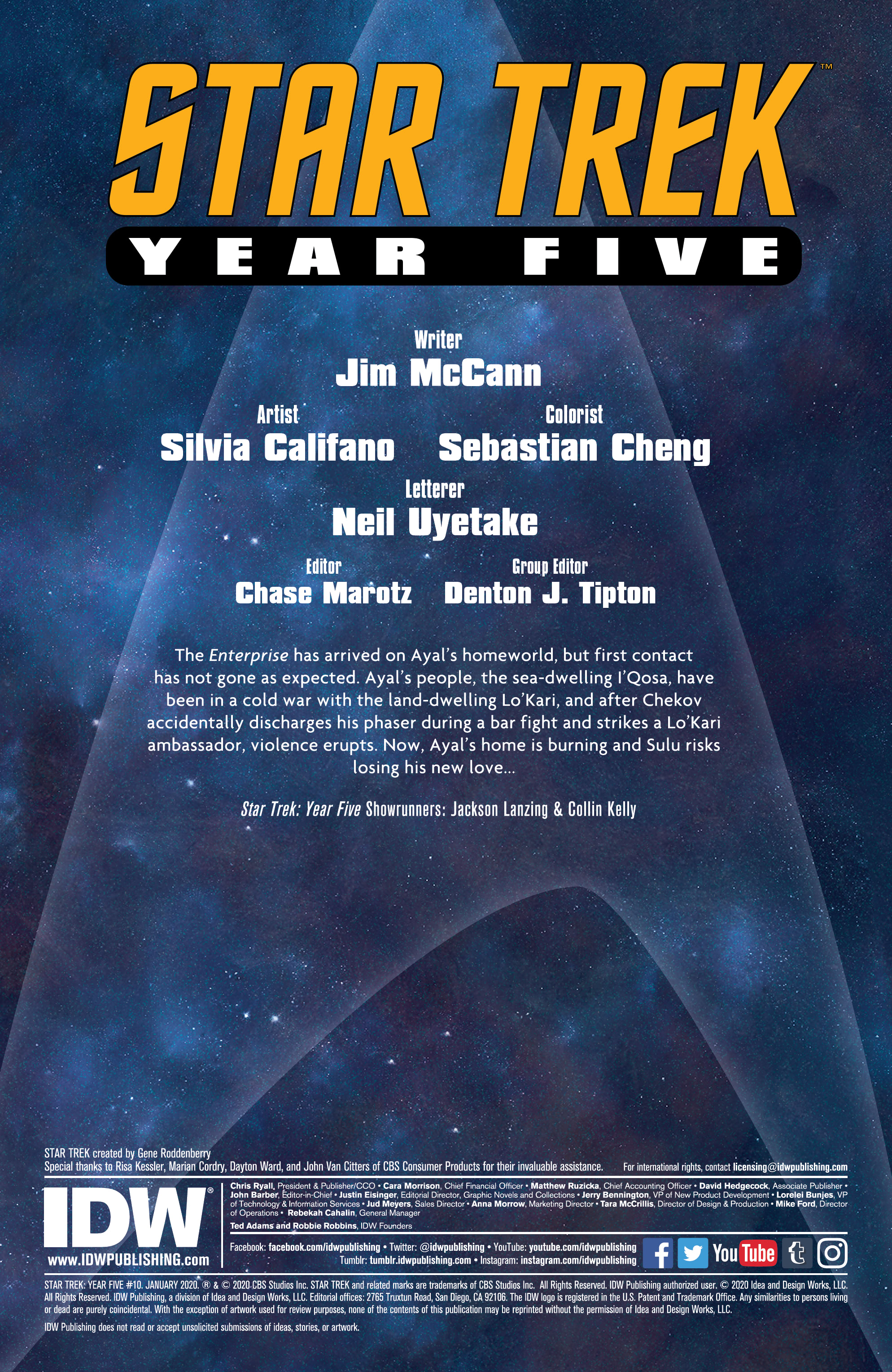 Read online Star Trek: Year Five comic -  Issue #10 - 2
