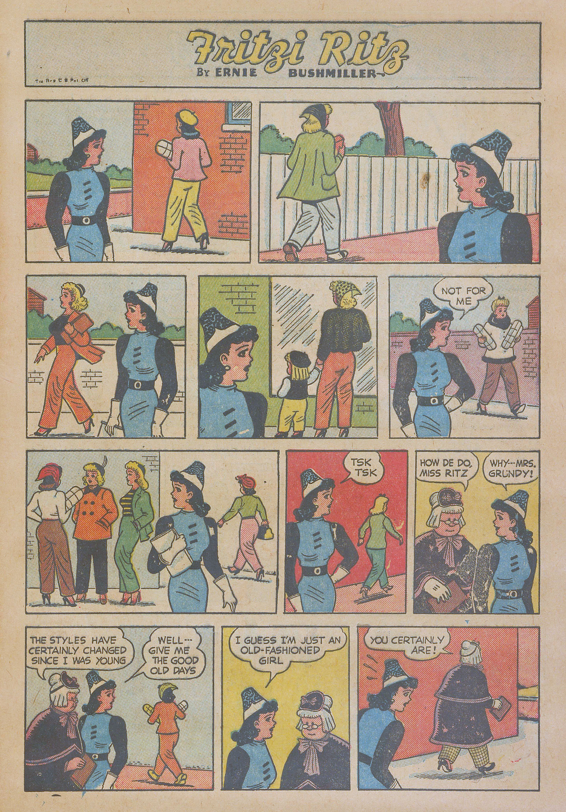Read online Fritzi Ritz (1953) comic -  Issue #50 - 31