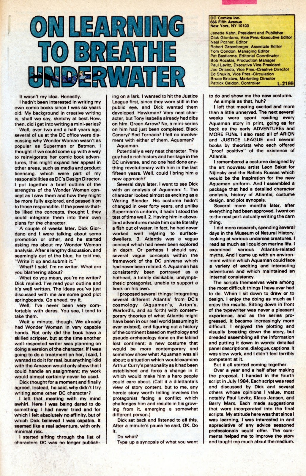Aquaman (1986) Issue #2 #2 - English 33