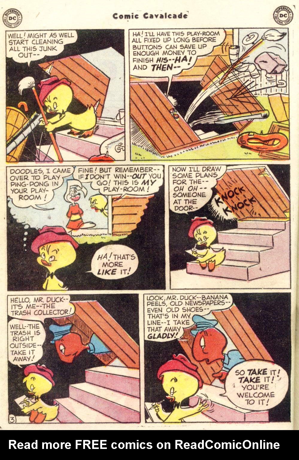 Read online Comic Cavalcade comic -  Issue #45 - 46