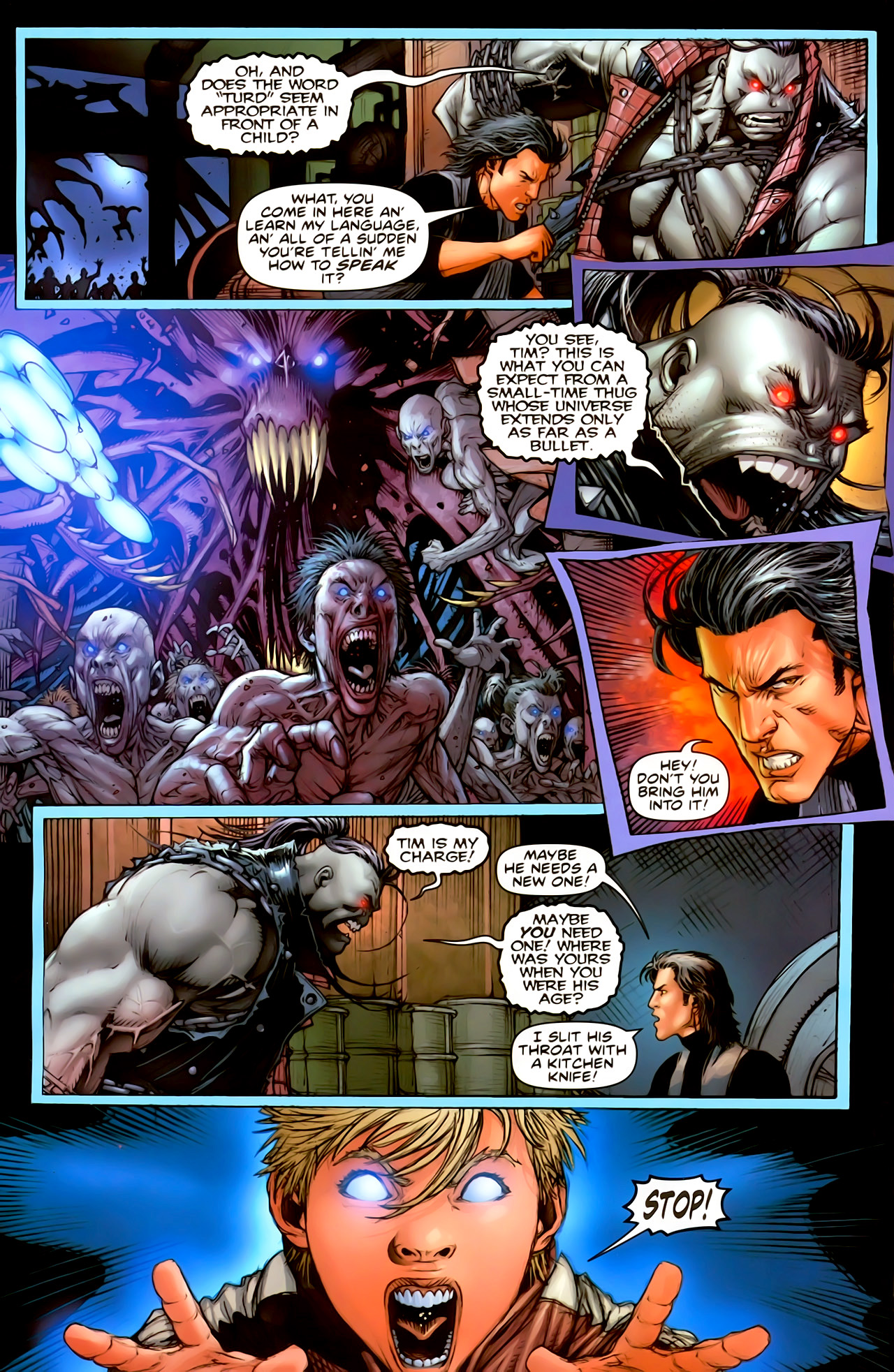 Read online The Darkness/Pitt comic -  Issue #3 - 15