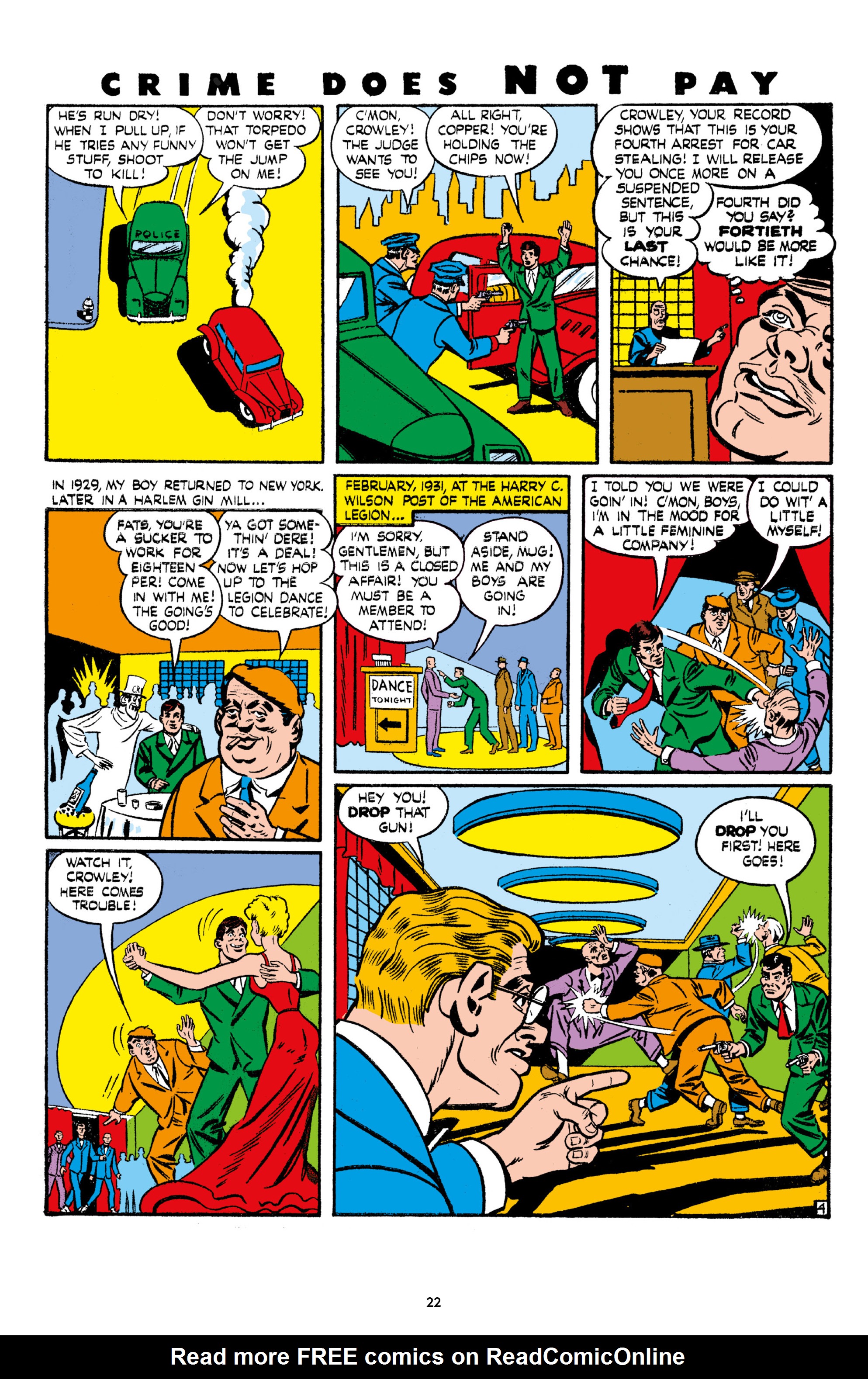 Read online Crime Does Not Pay Archives comic -  Issue # TPB 7 (Part 1) - 24
