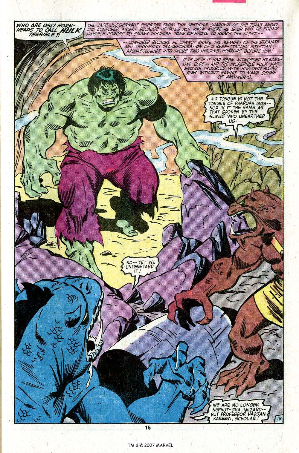 Read online The Incredible Hulk (1968) comic -  Issue #257 - 17