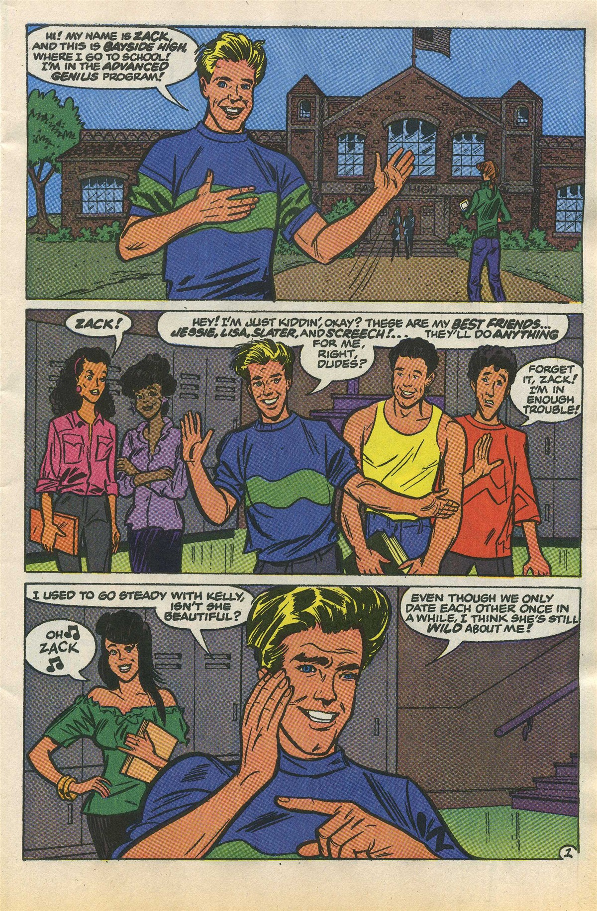 Read online Saved By The Bell comic -  Issue #1 - 3