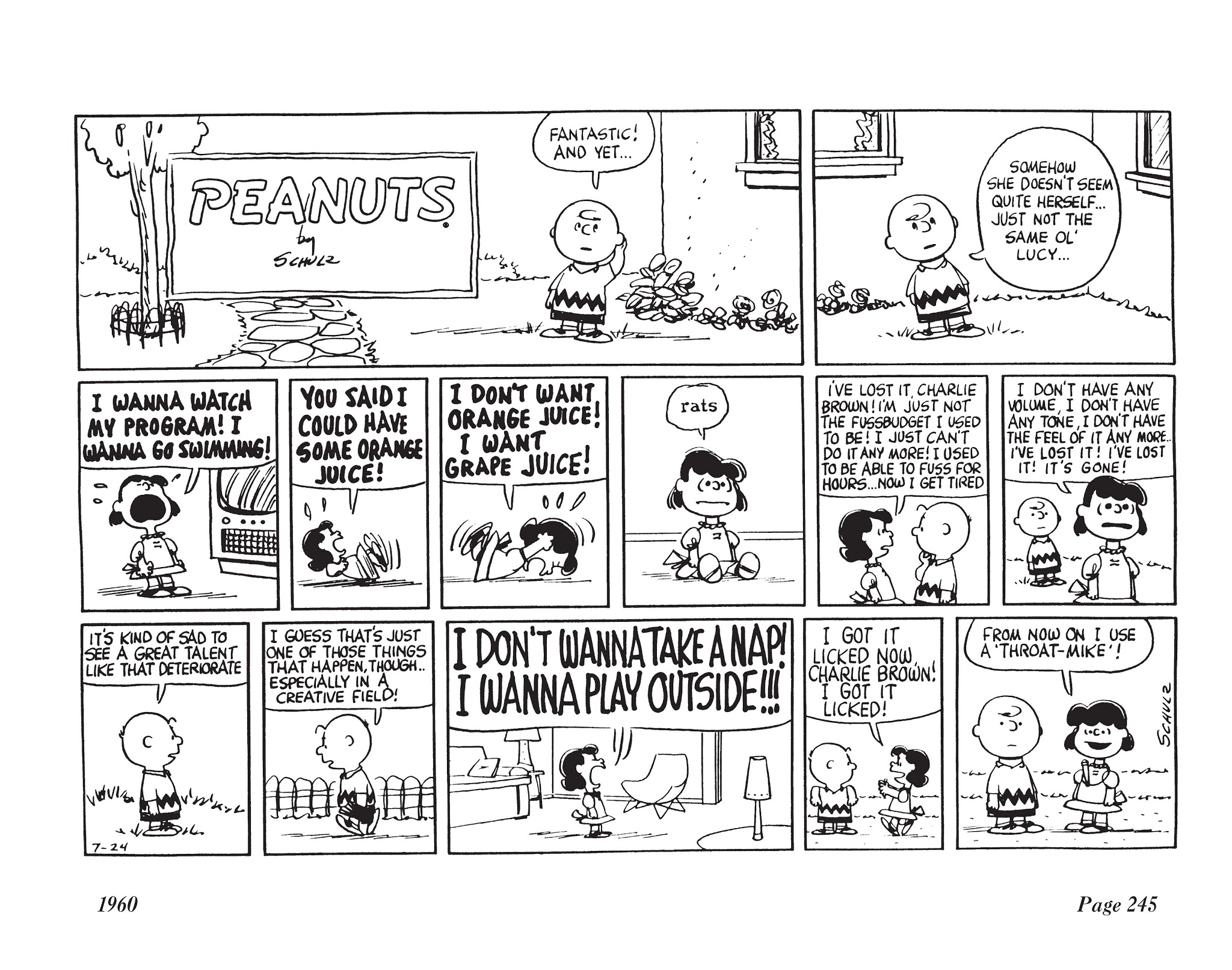 Read online The Complete Peanuts comic -  Issue # TPB 5 - 261