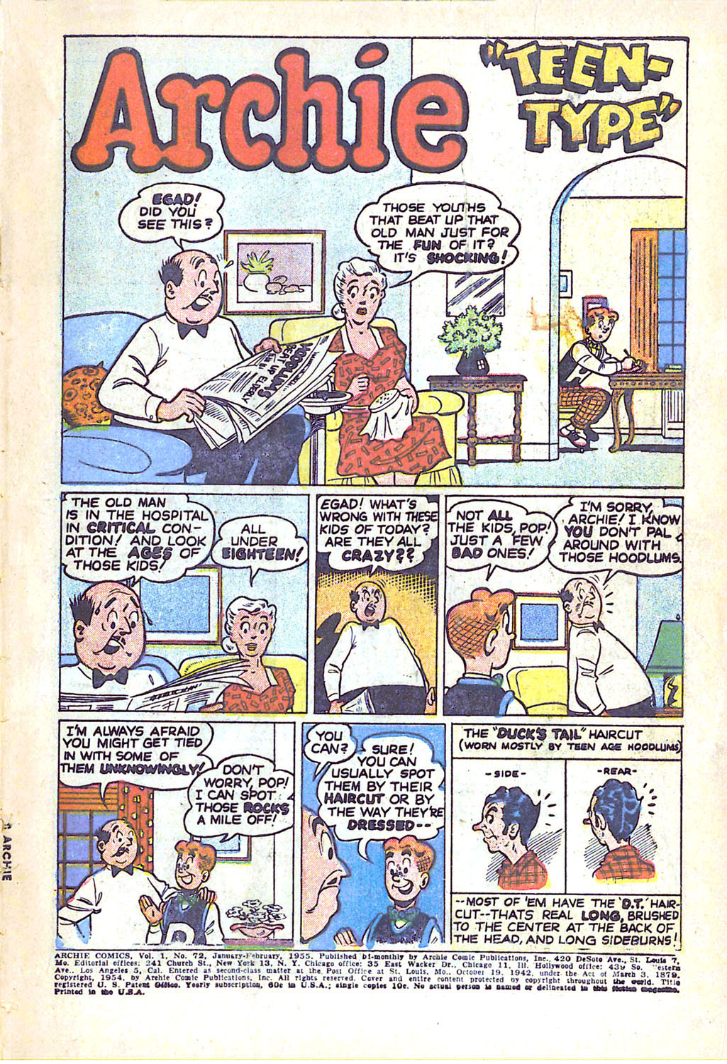 Read online Archie Comics comic -  Issue #072 - 2