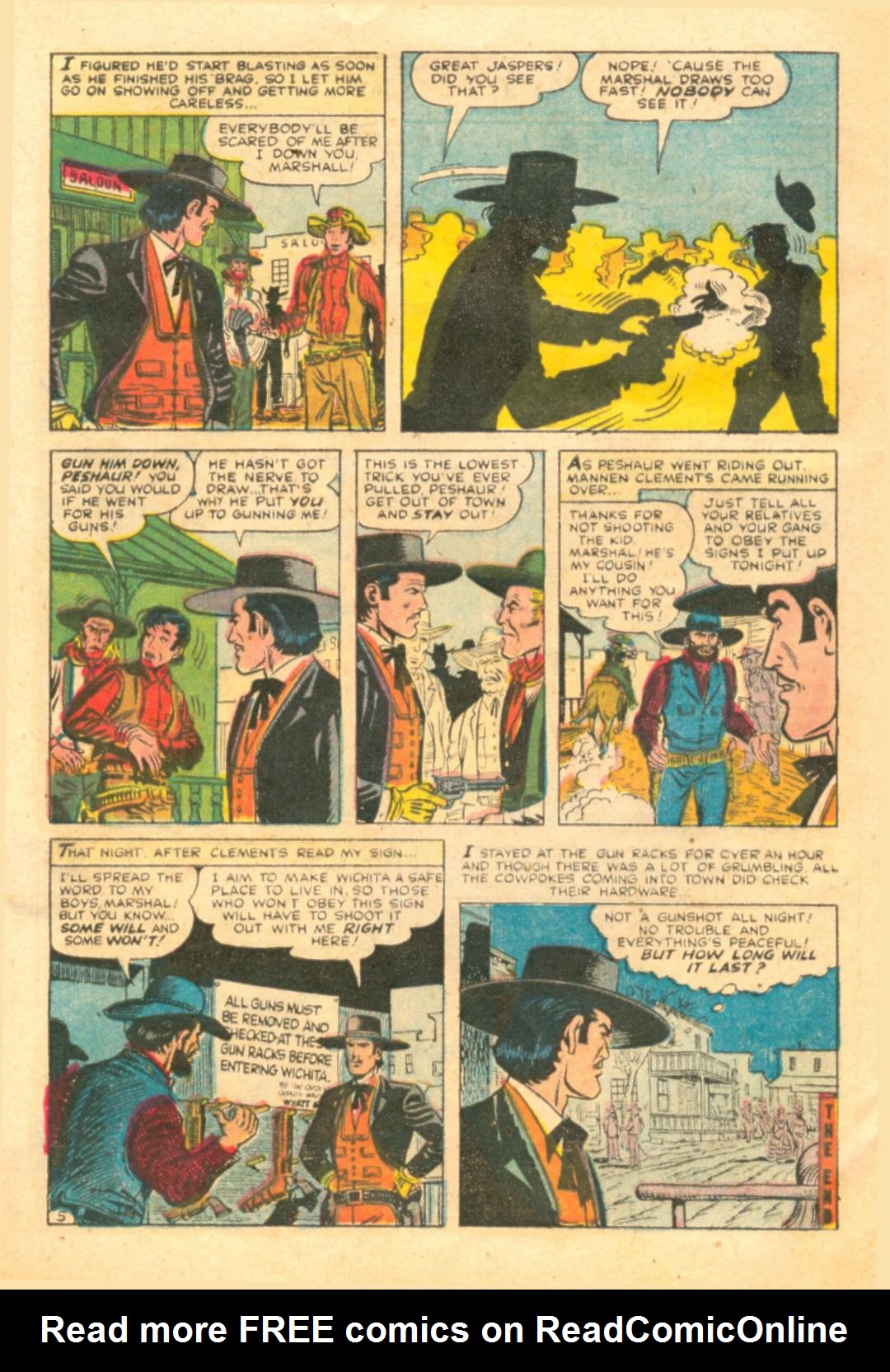 Read online Wyatt Earp comic -  Issue #5 - 32