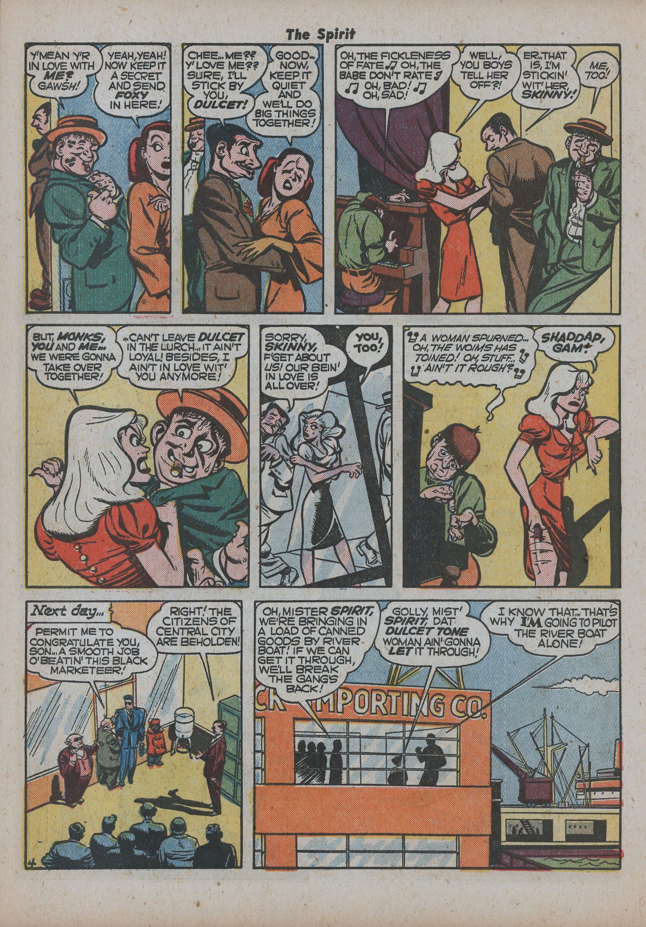 Read online The Spirit (1944) comic -  Issue #22 - 14