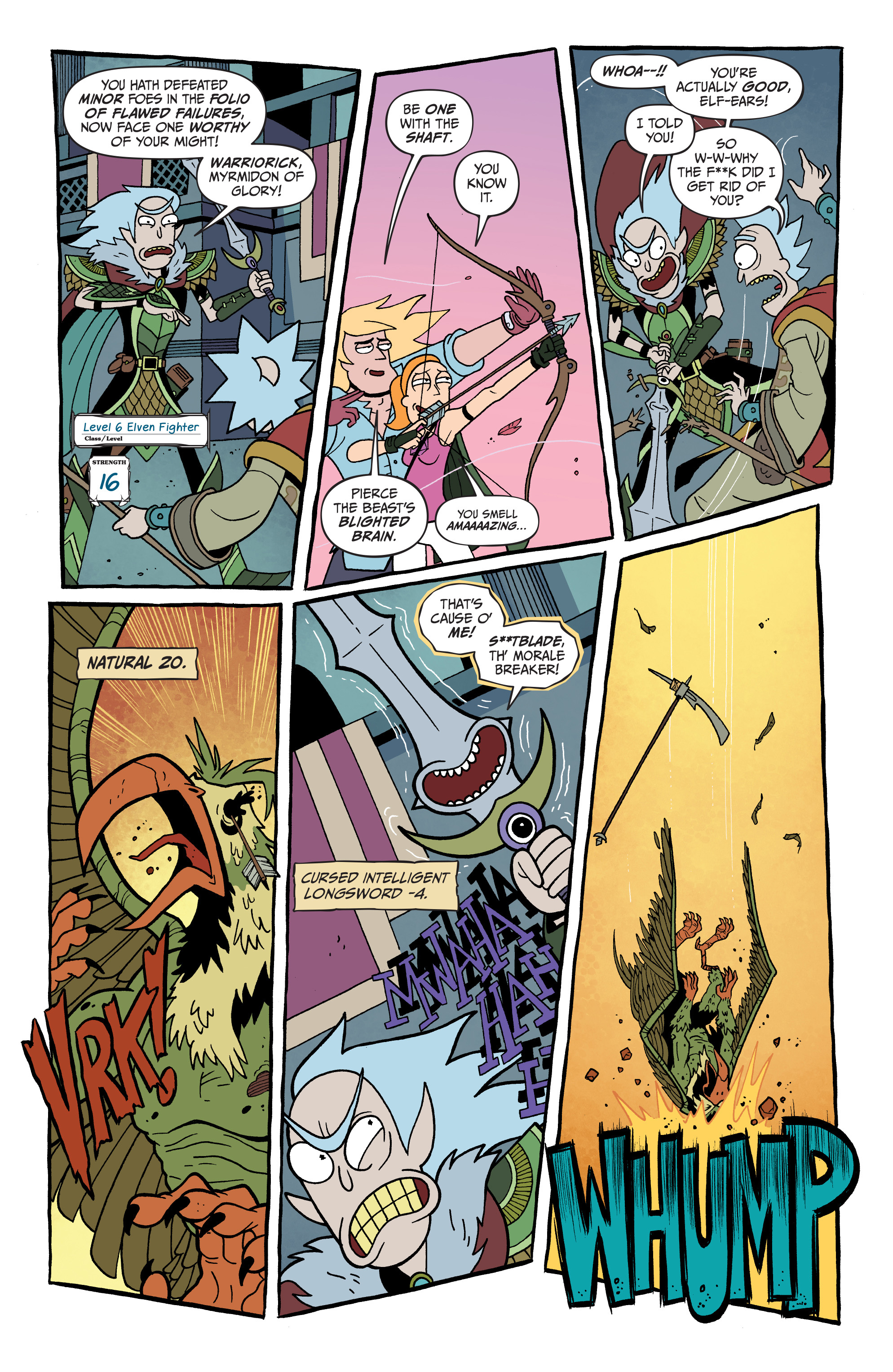 Read online Rick and Morty vs. Dungeons & Dragons II: Painscape comic -  Issue #3 - 19