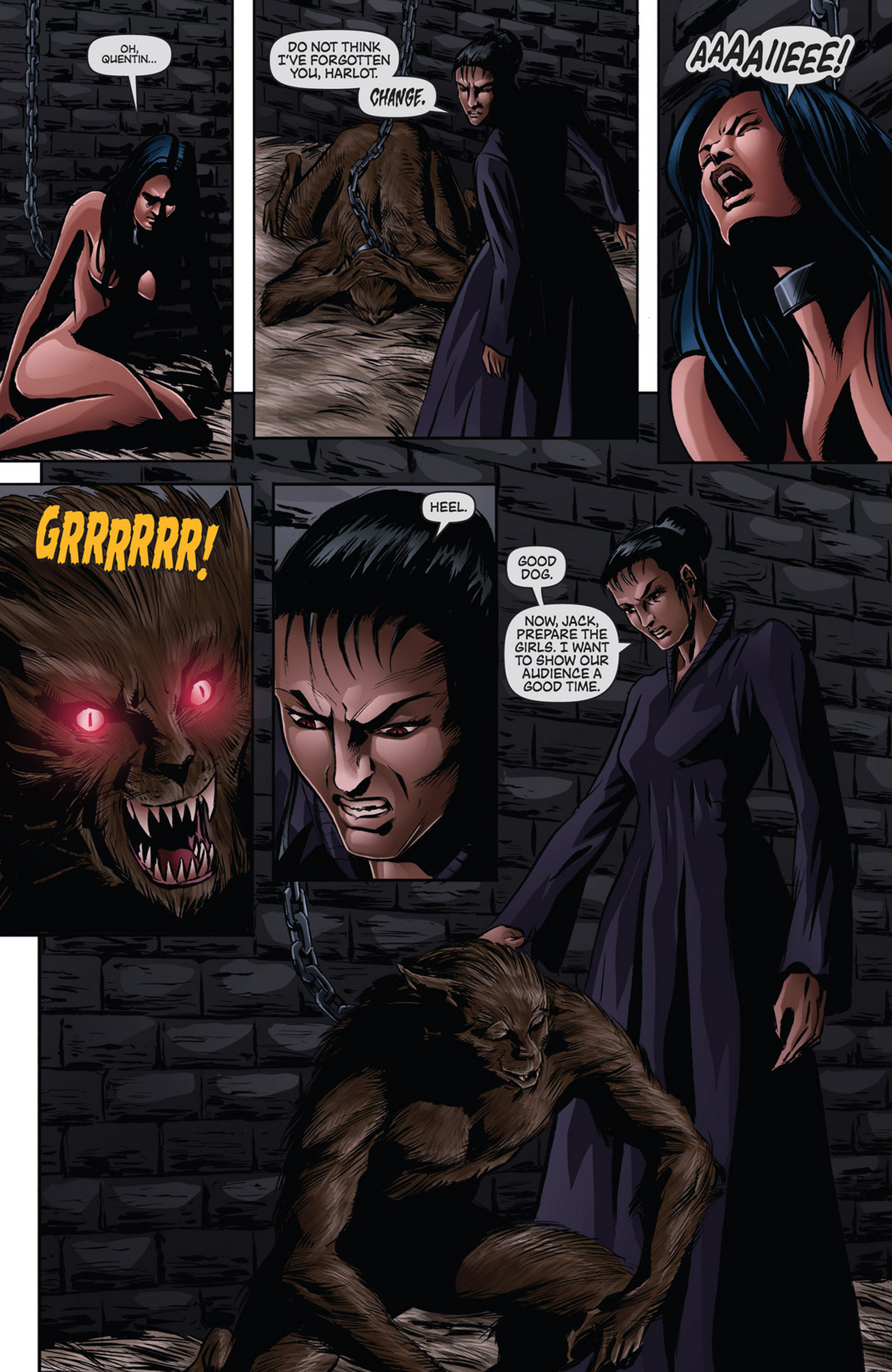 Read online Dark Shadows/Vampirella comic -  Issue #4 - 9