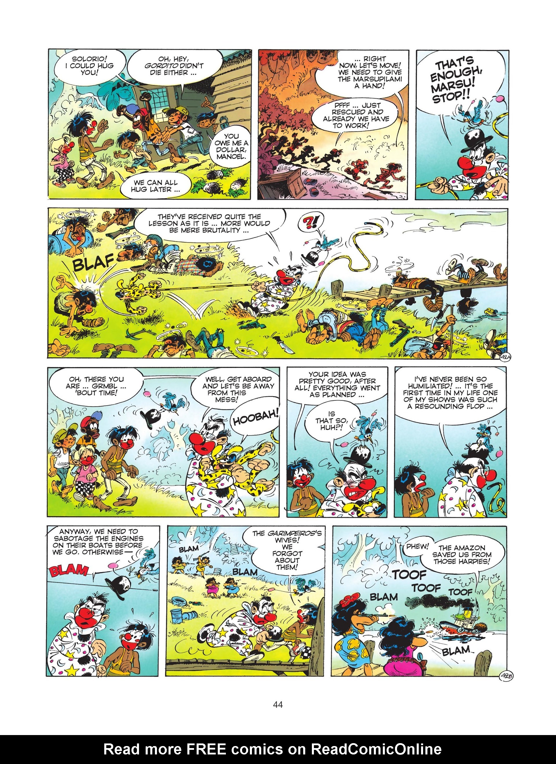 Read online Marsupilami comic -  Issue #7 - 46