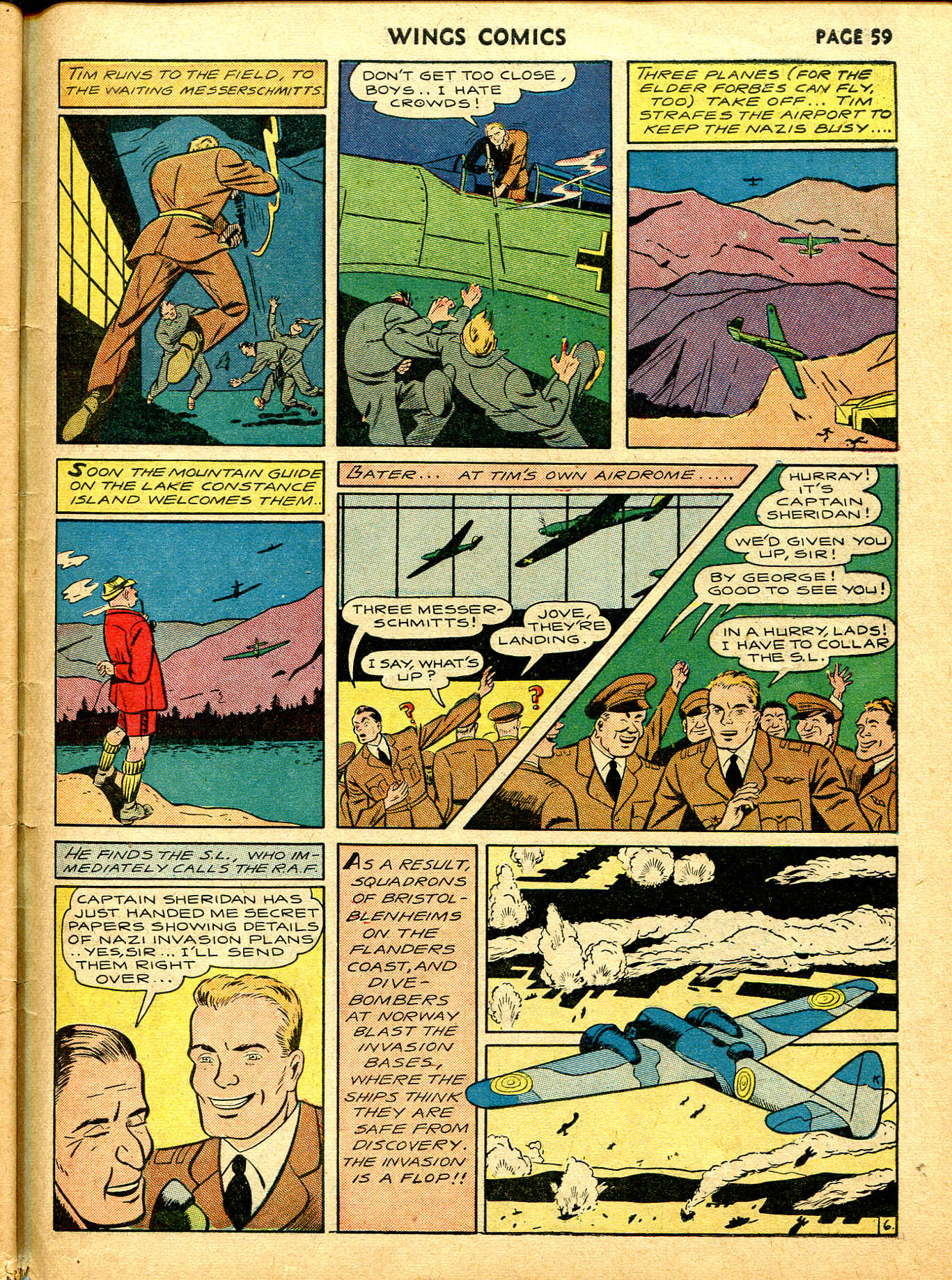 Read online Wings Comics comic -  Issue #6 - 61