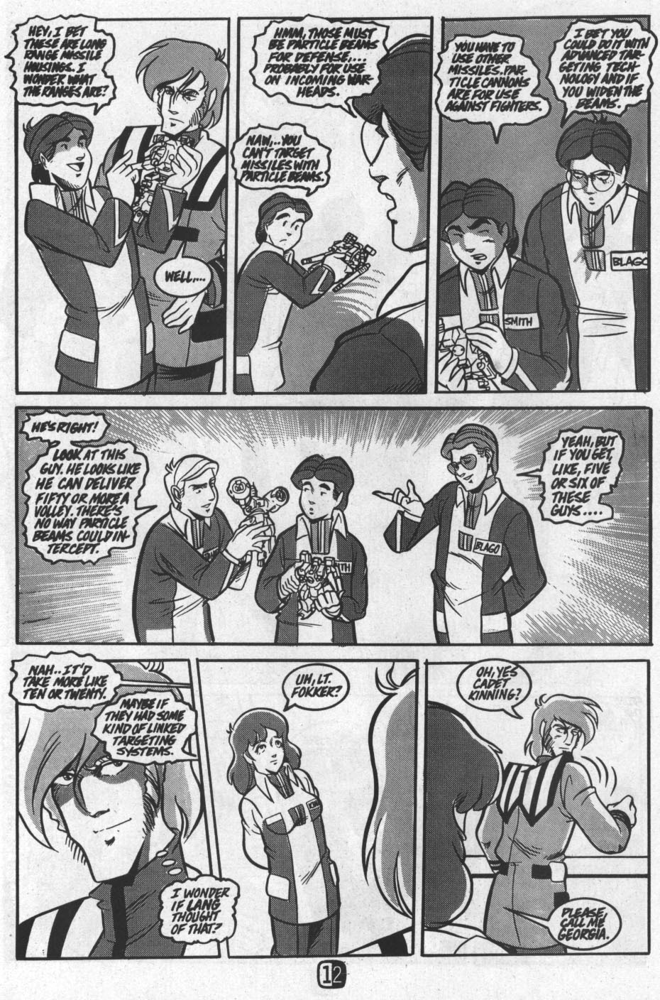 Read online Robotech Academy Blues comic -  Issue #0 - 13