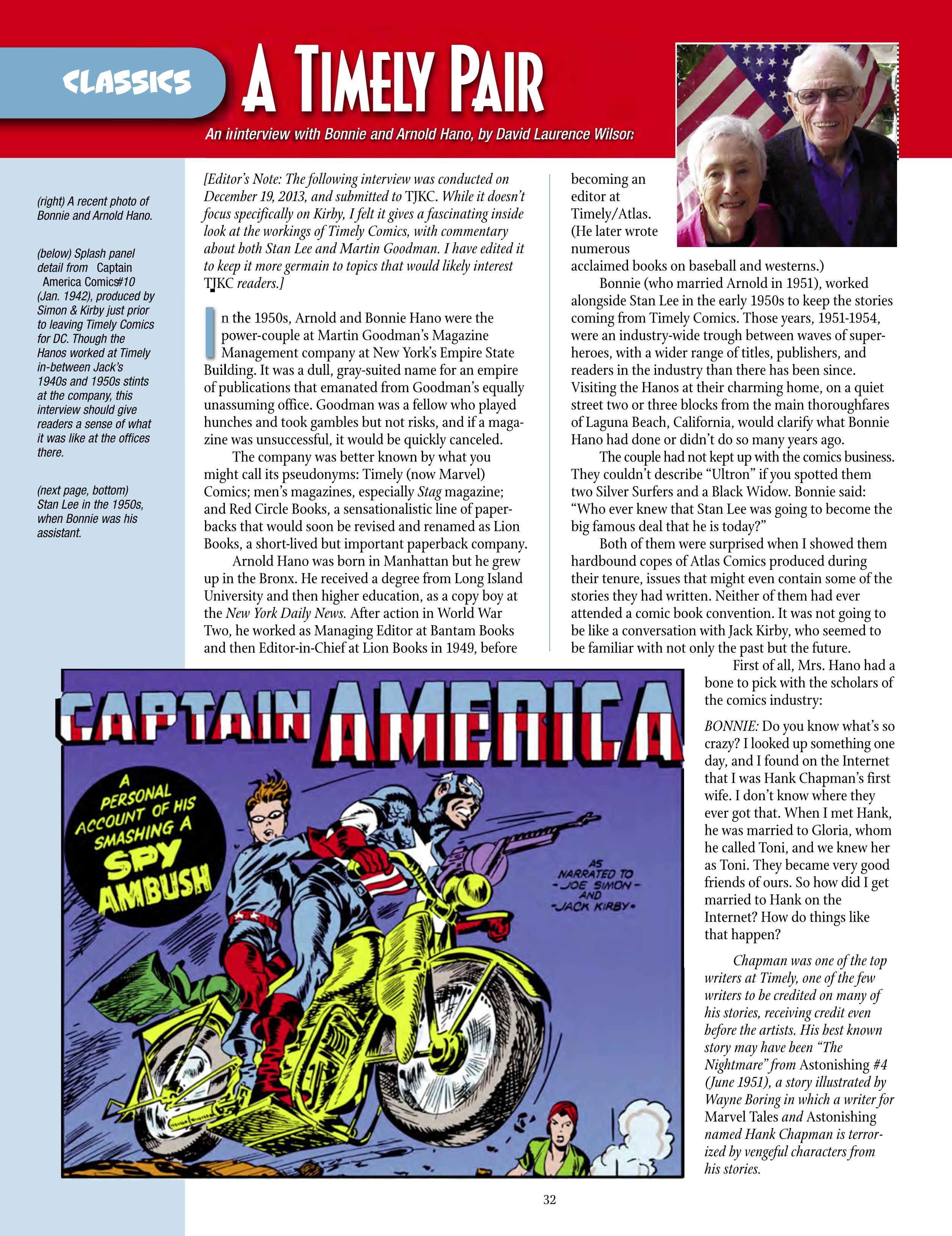 Read online The Jack Kirby Collector comic -  Issue #69 - 34