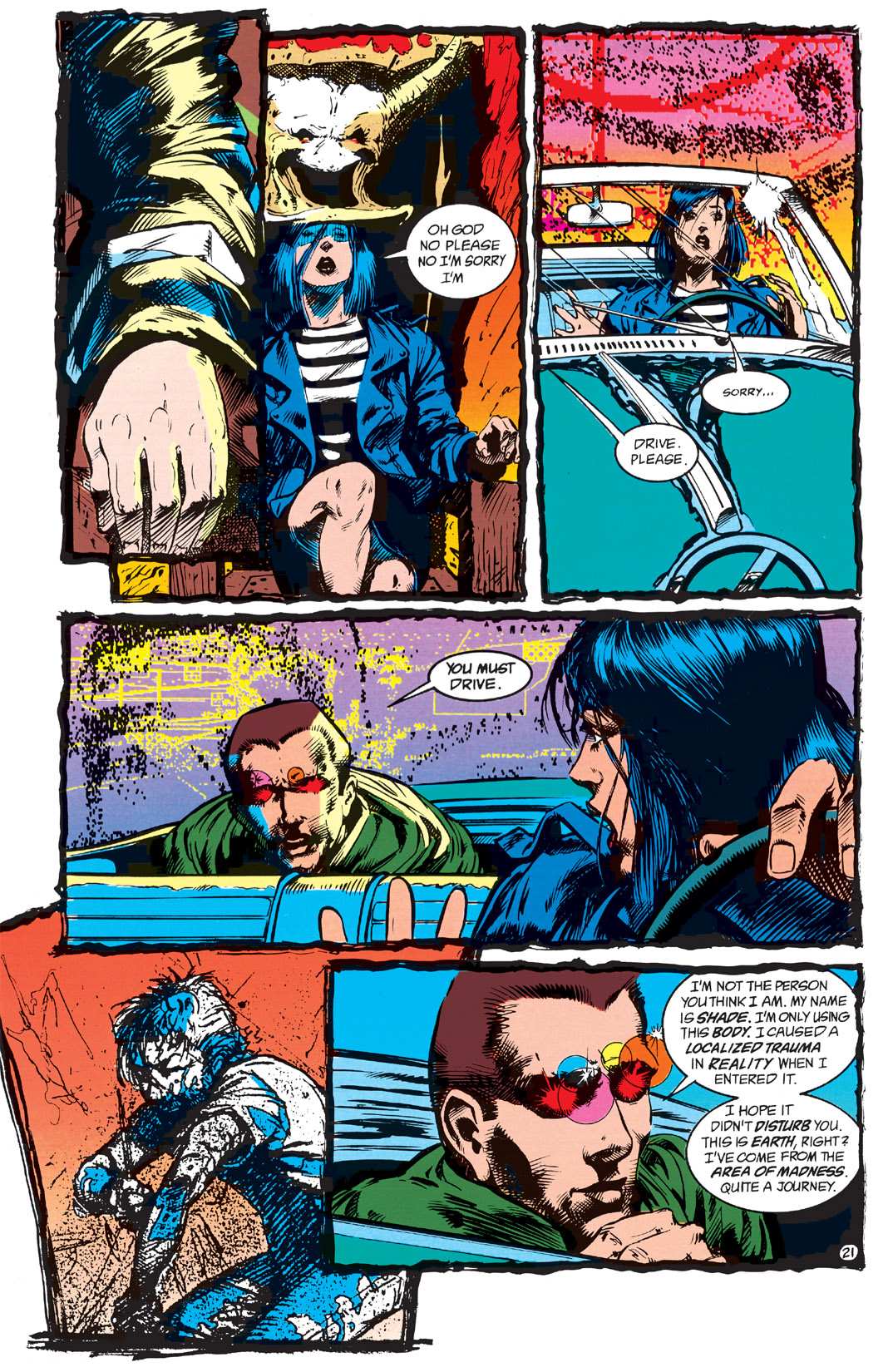 Read online Shade, the Changing Man comic -  Issue #1 - 23