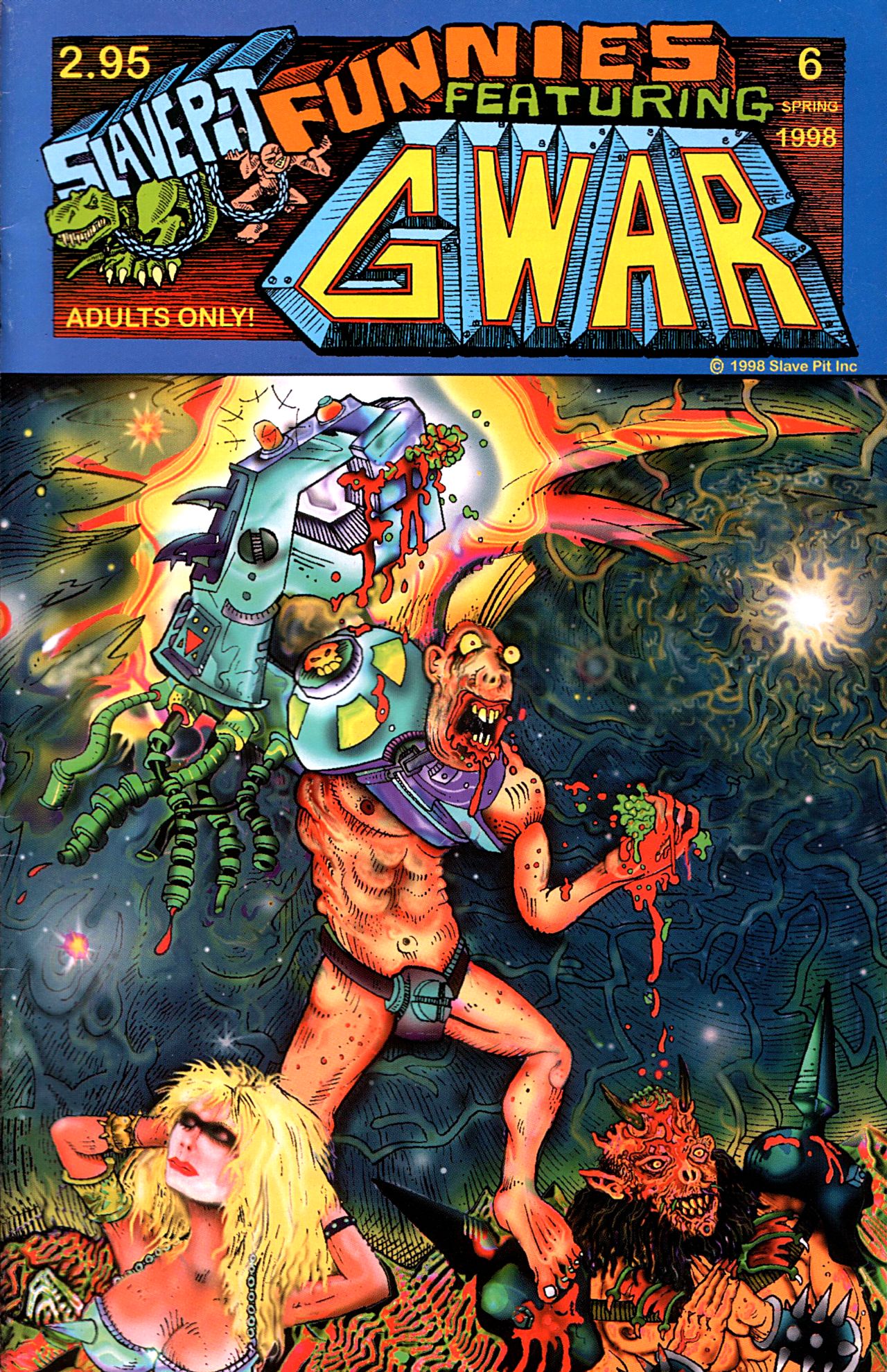 Read online Slavepit Funnies Featuring Gwar comic -  Issue #6 - 1