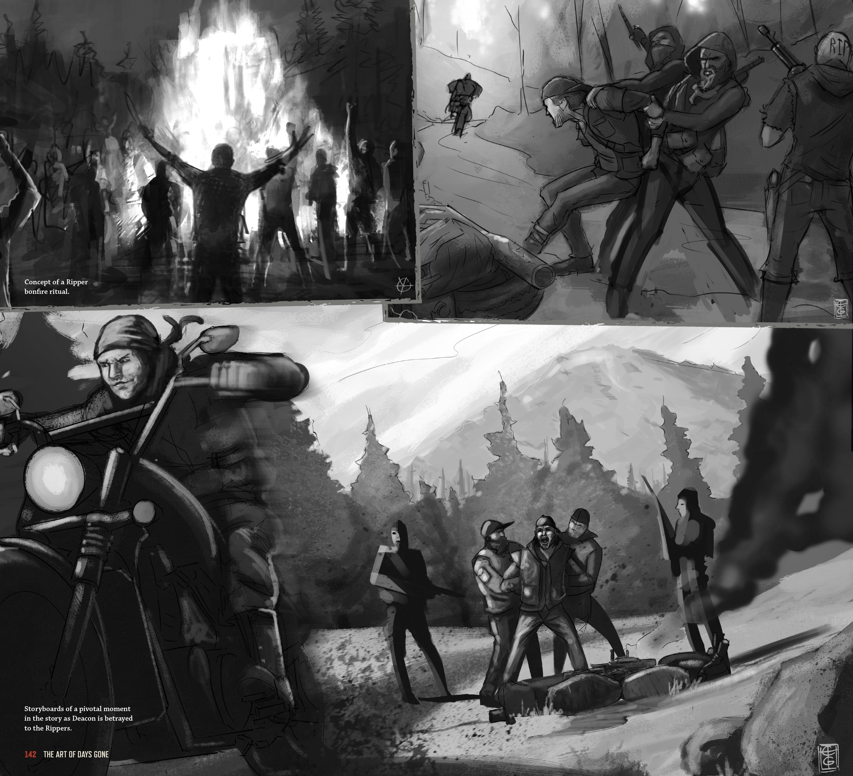Read online The Art of Days Gone comic -  Issue # TPB (Part 2) - 32