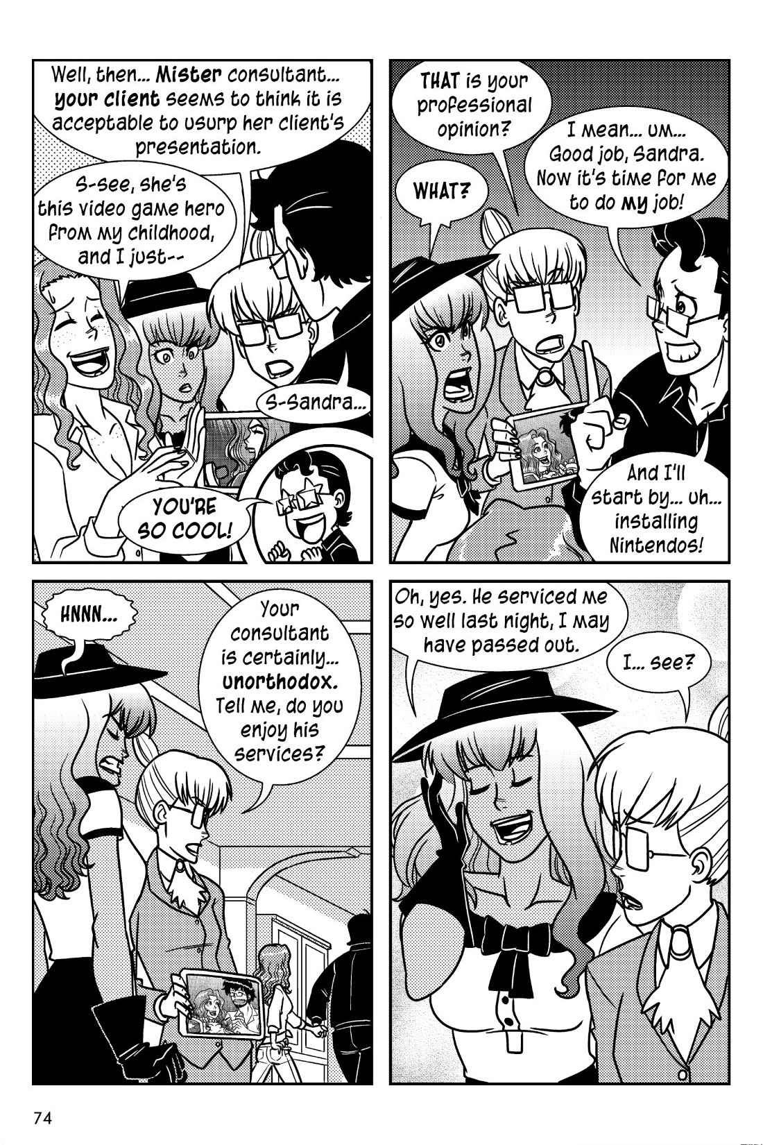 Read online Sandra On The Rocks comic -  Issue # TPB 1 (Part 1) - 74