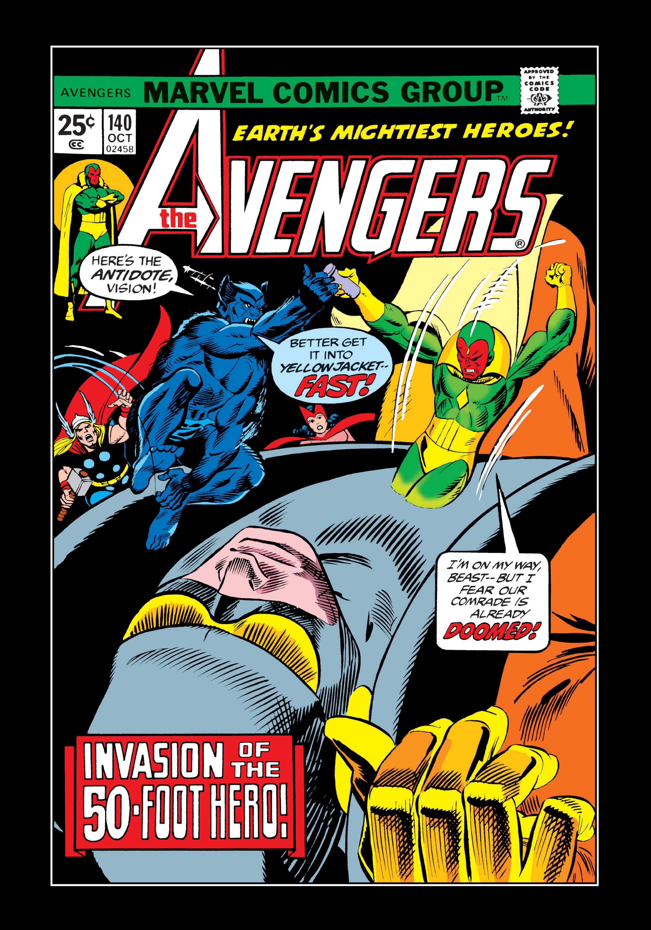 Read online Marvel Masterworks: The Avengers comic -  Issue # TPB 15 (Part 1) - 69