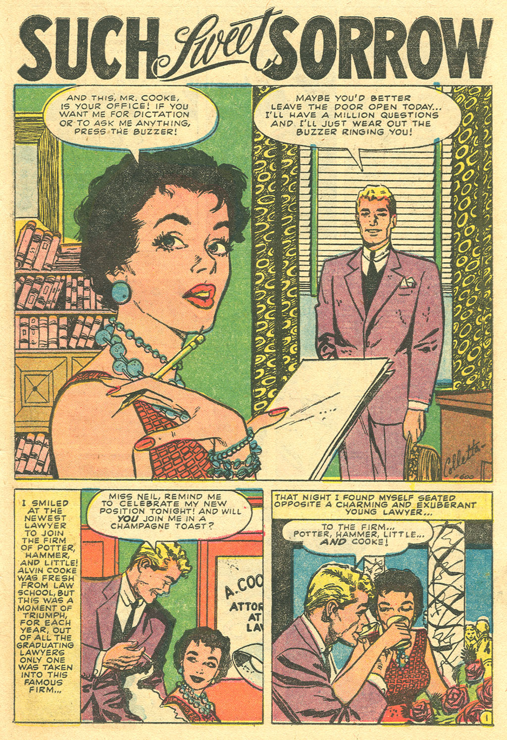 Read online Love Romances comic -  Issue #48 - 27