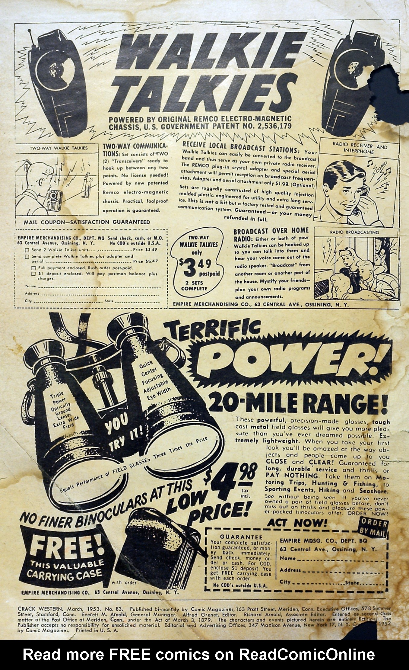 Read online Crack Western comic -  Issue #83 - 2