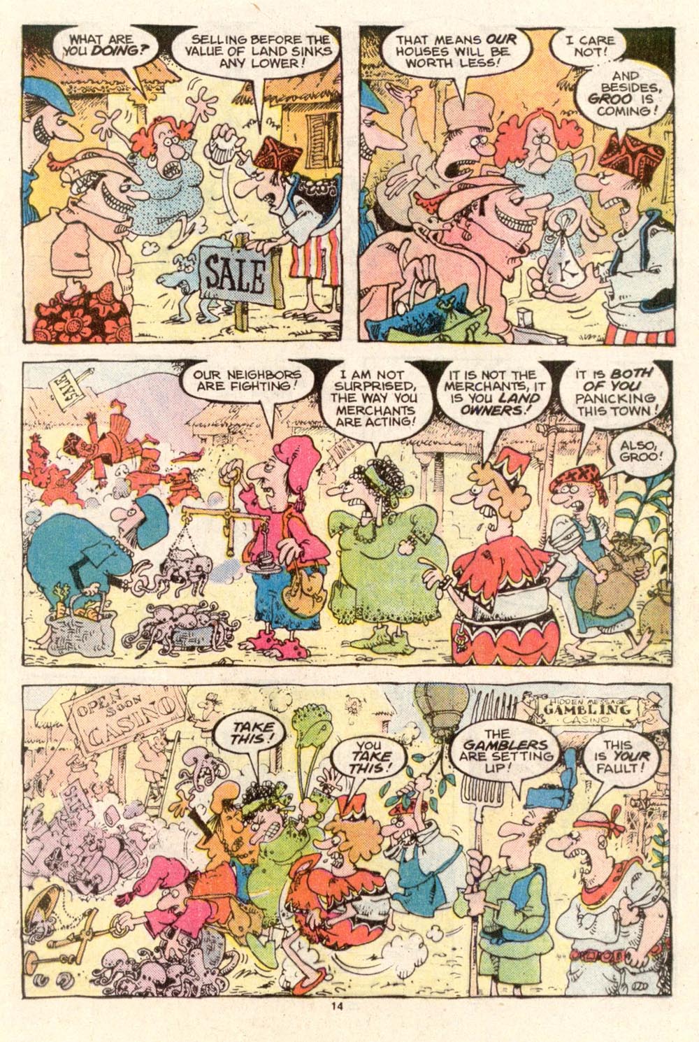 Read online Sergio Aragonés Groo the Wanderer comic -  Issue #37 - 14