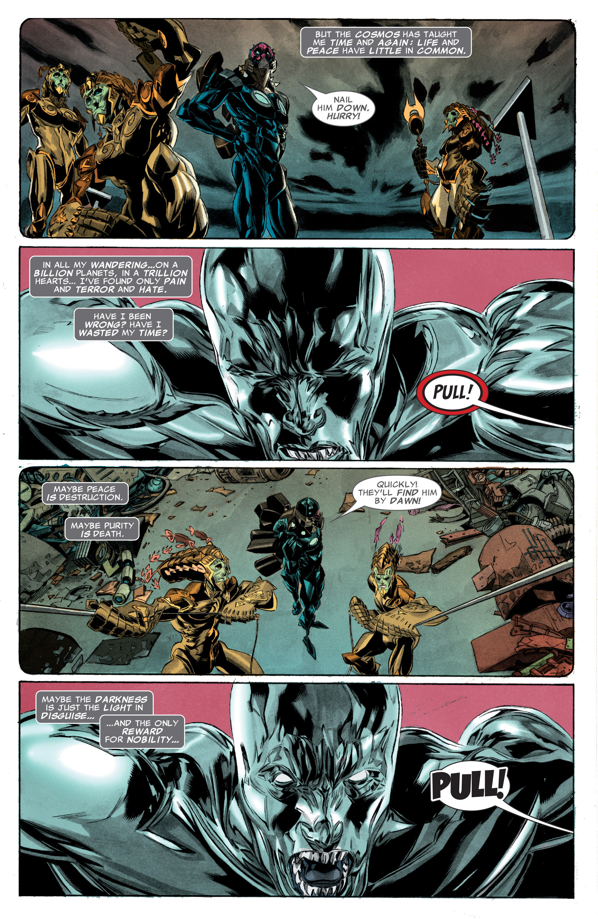 Read online Silver Surfer: In Thy Name comic -  Issue #3 - 4