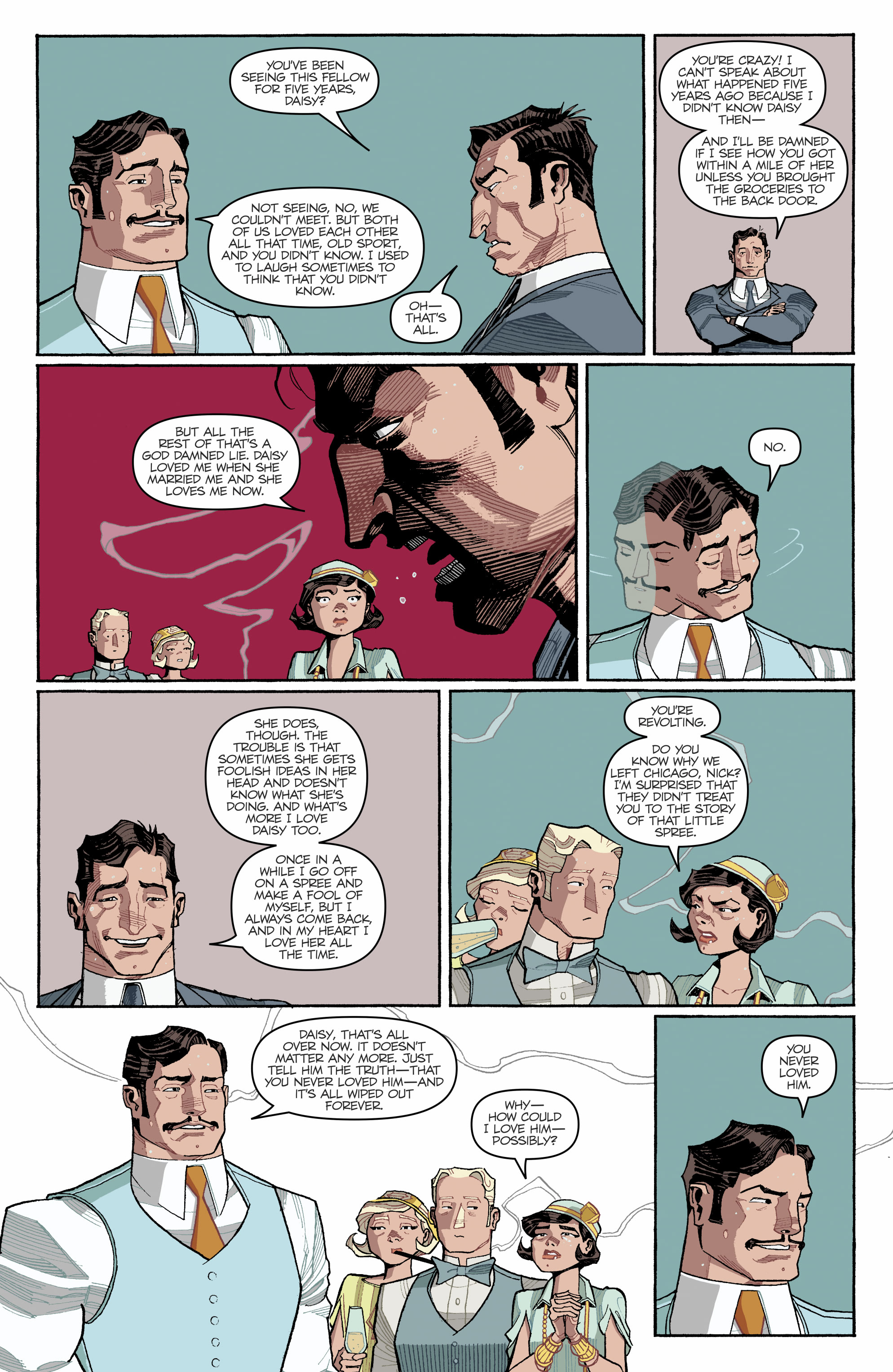Read online The Great Gatsby comic -  Issue #6 - 4
