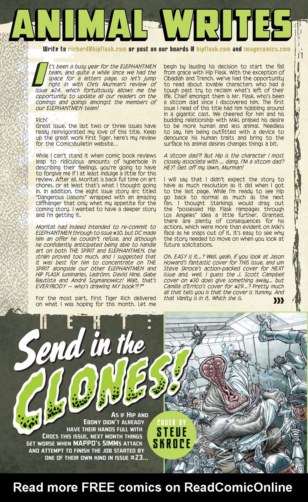 Read online Elephantmen comic -  Issue #27 - 25