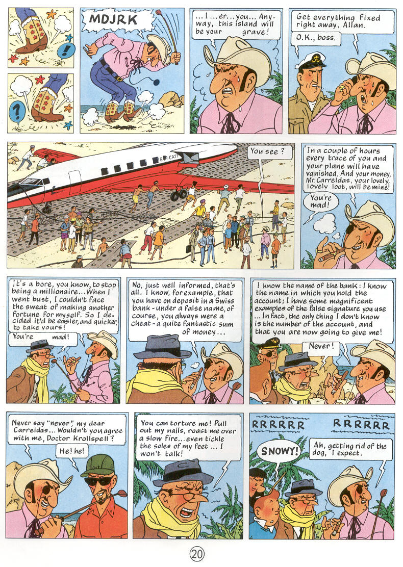 Read online The Adventures of Tintin comic -  Issue #22 - 21